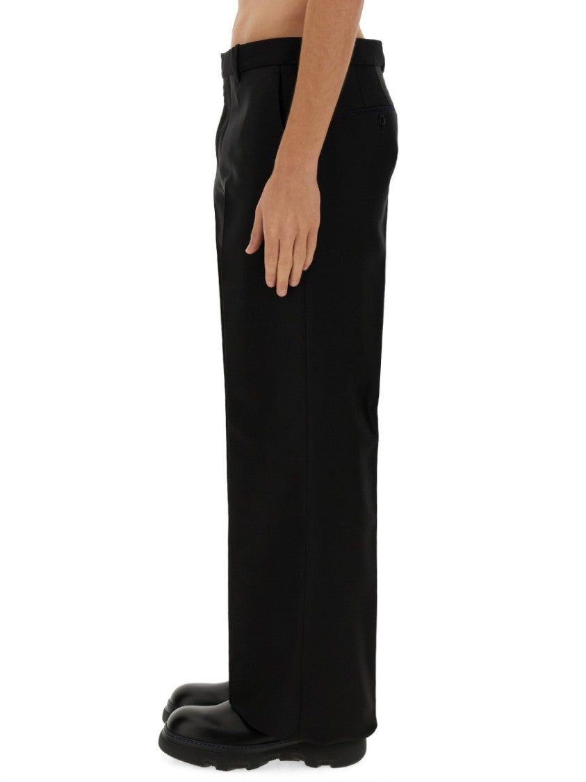 Straight-Leg Tailored Pants