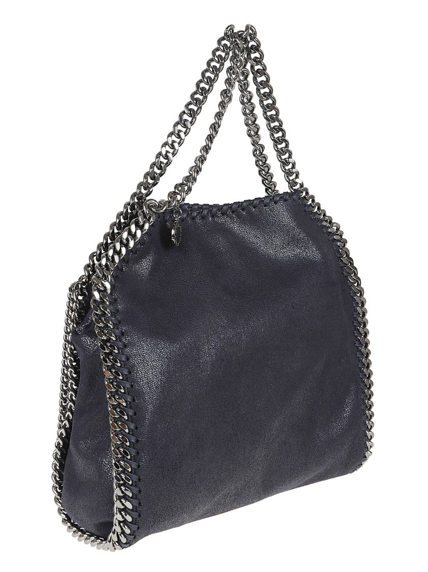 Mini Tote Bag With Silver Chain