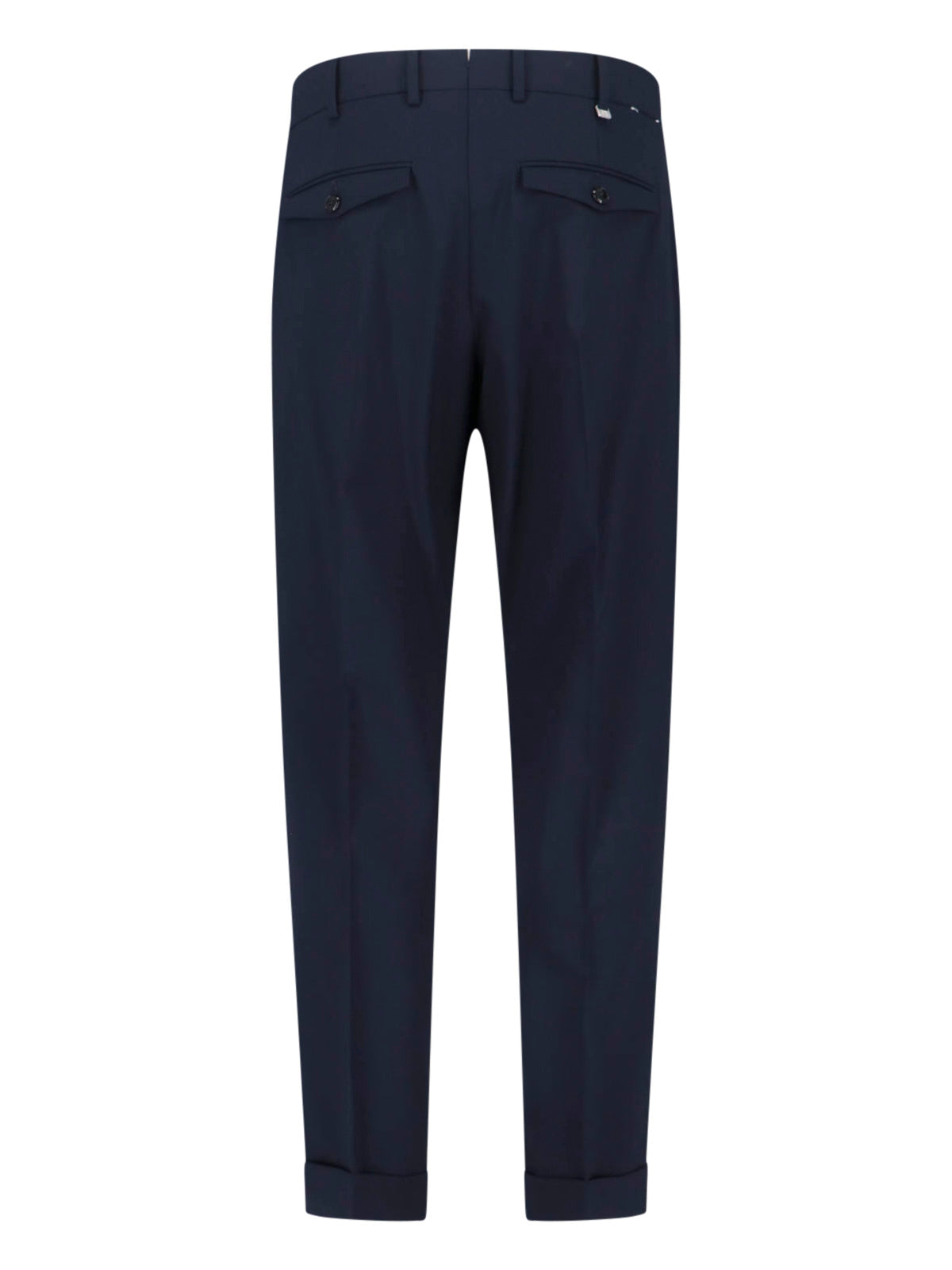 Classic Tailored Trousers With Straight Leg Cut