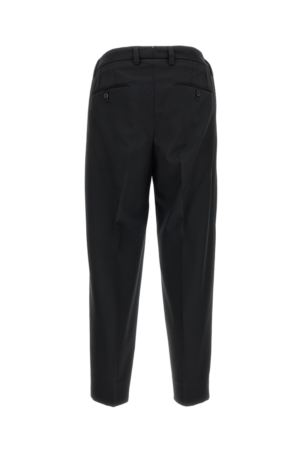 Tropical Wool Pleated Regular-Fit Pants