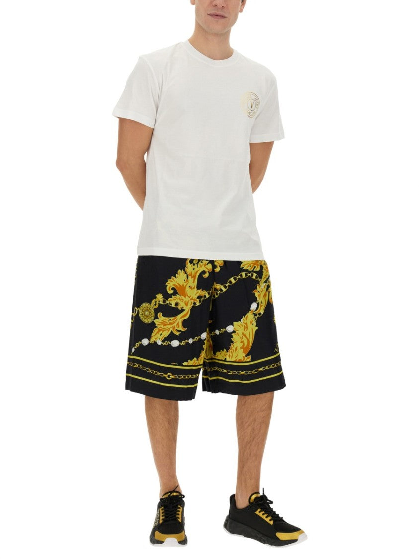 Chain Couture Bermuda Shorts