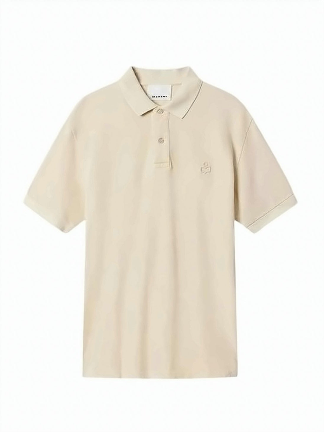 Classic Short-Sleeve Polo Shirt with Subtle Embroidery
