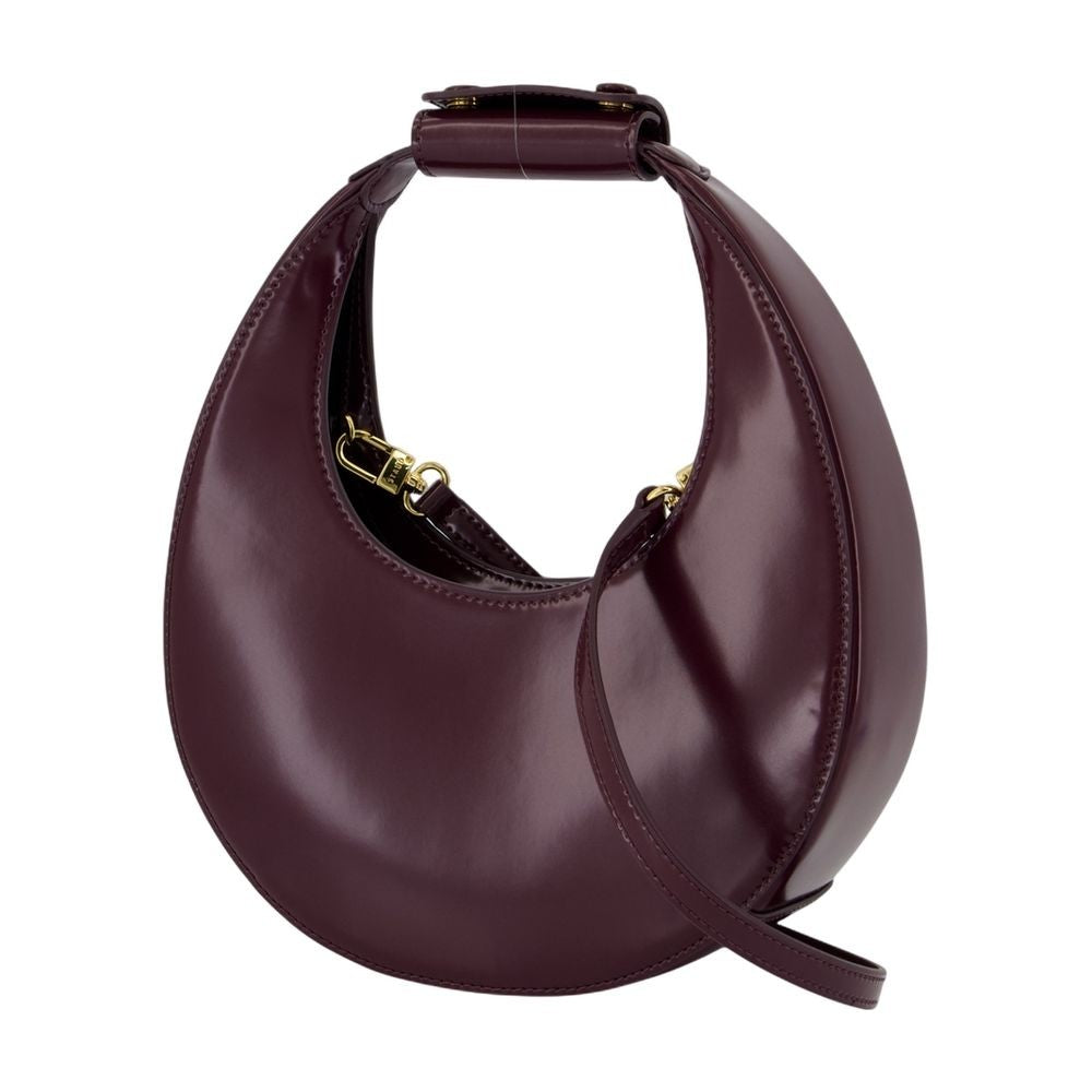 Mini Moon Bag - Leather - Burgundy