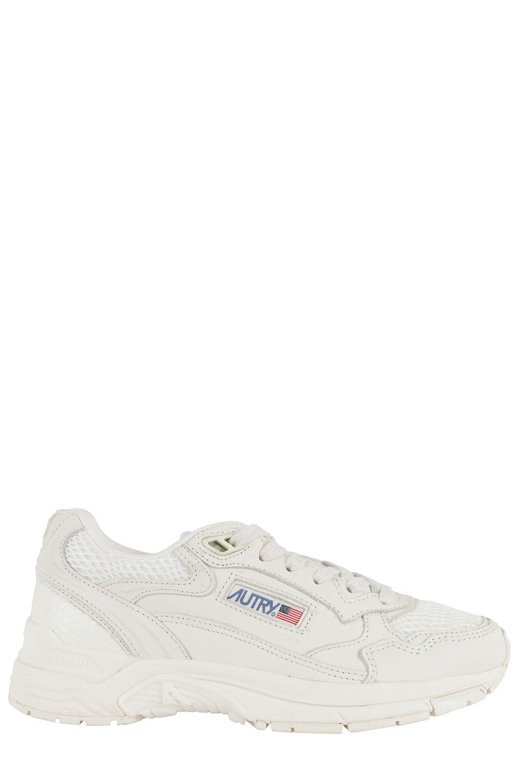 Hyperway Sneakers With Leather-Mesh Upper