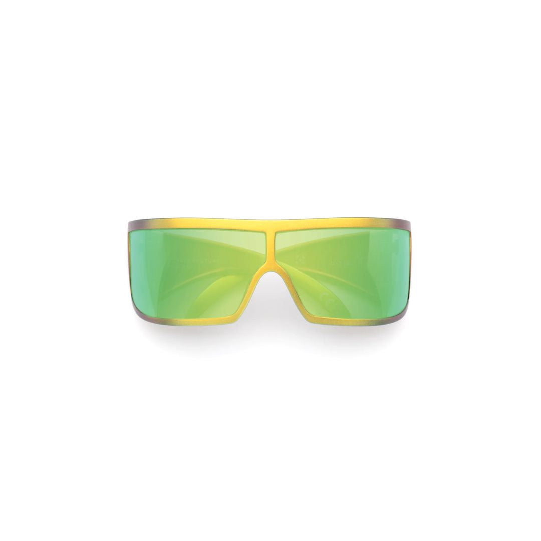 Bones Zircon Oversized Shield Sunglasses