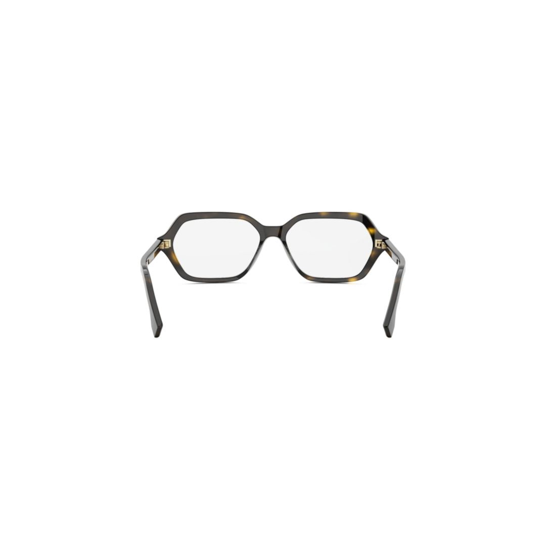 Fe50125i Geometric Hexagonal Tortoiseshell Sunglasses