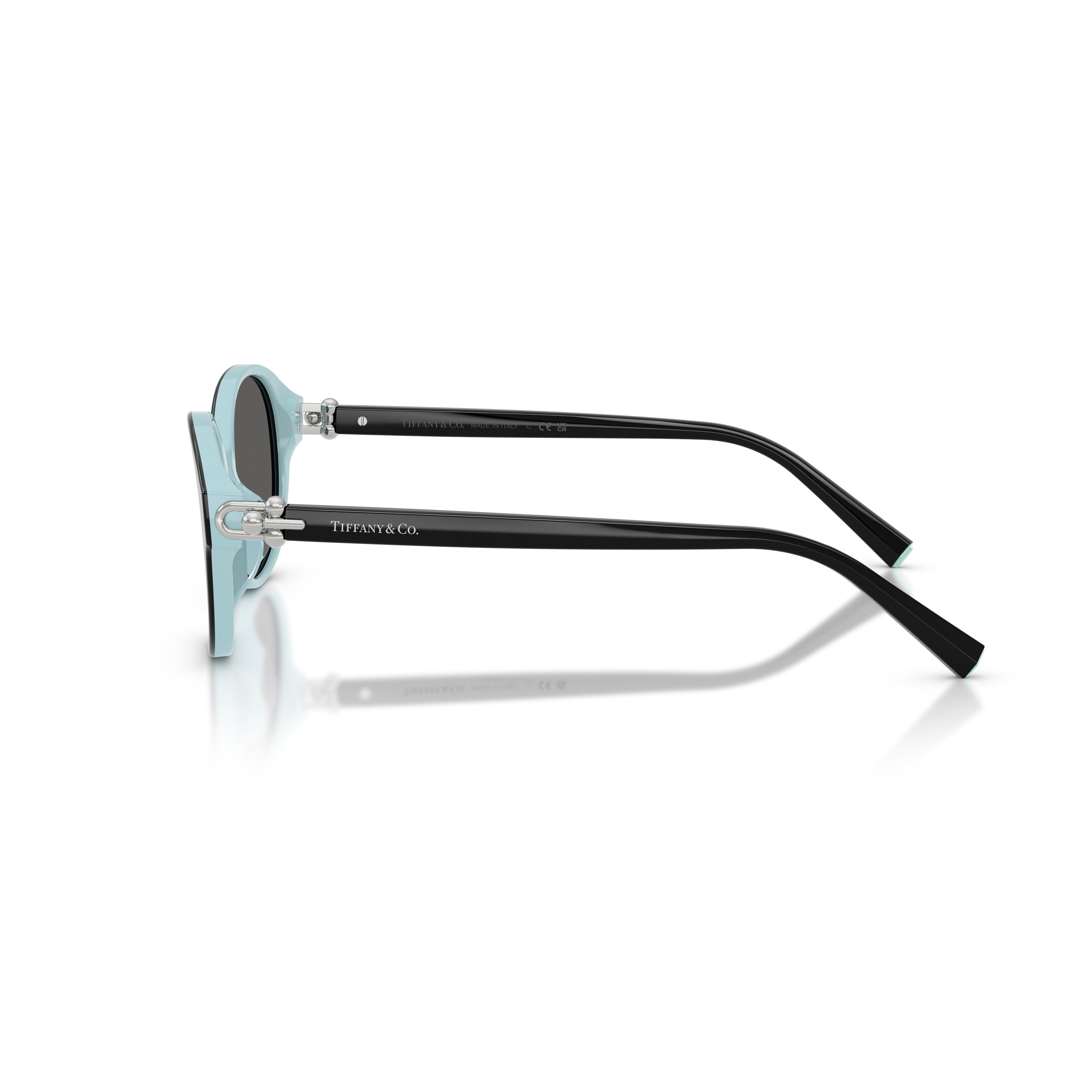 0tf4263d Oval-Shaped Black Frame Sunglasses