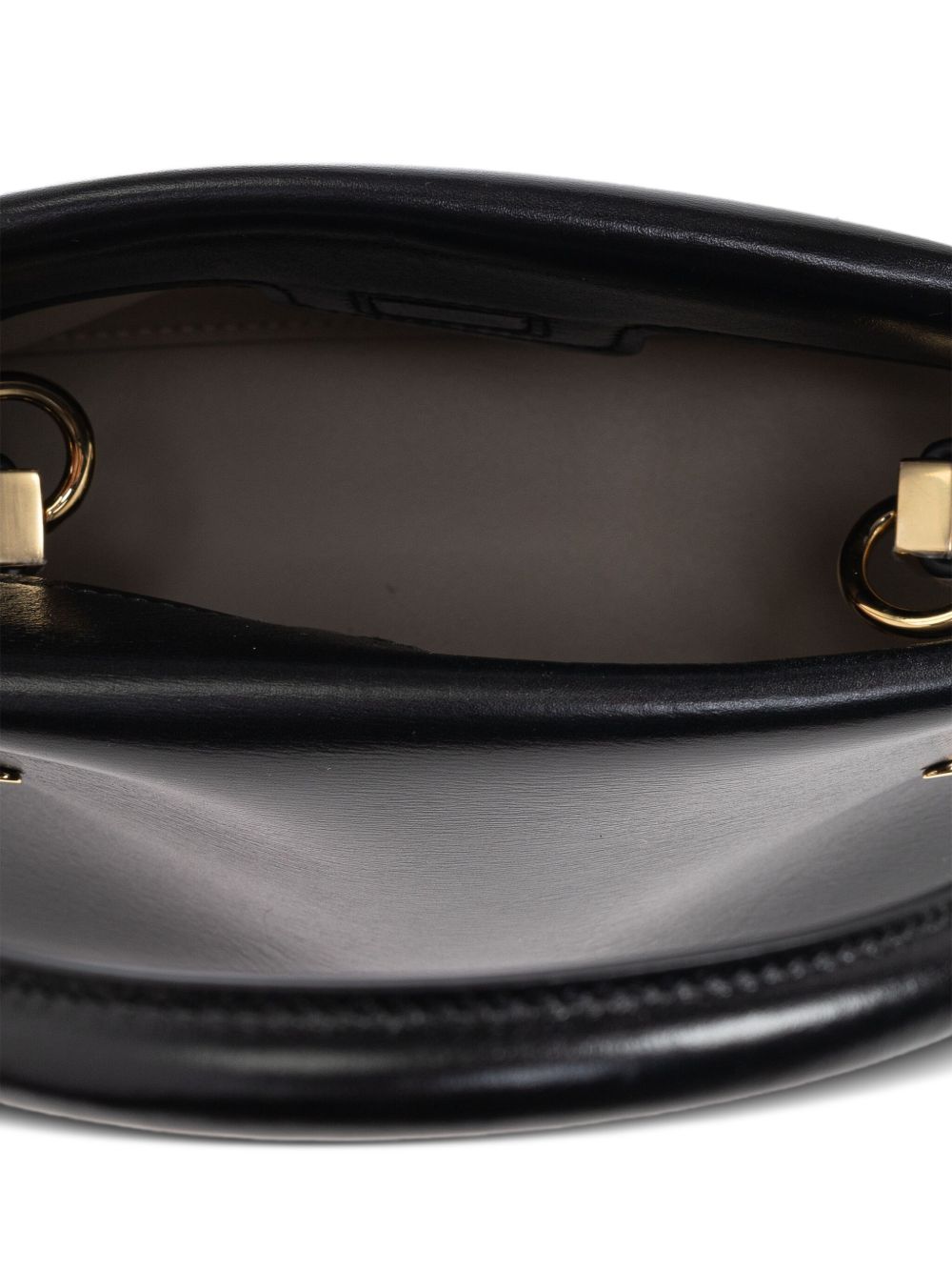 Structured Handbag with Trapezoidal Silhouette