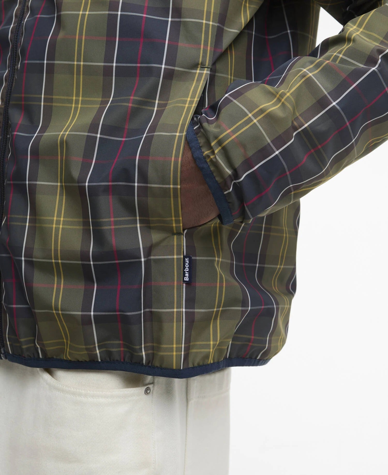 Navy Blue Reversible Polyamide Jacket