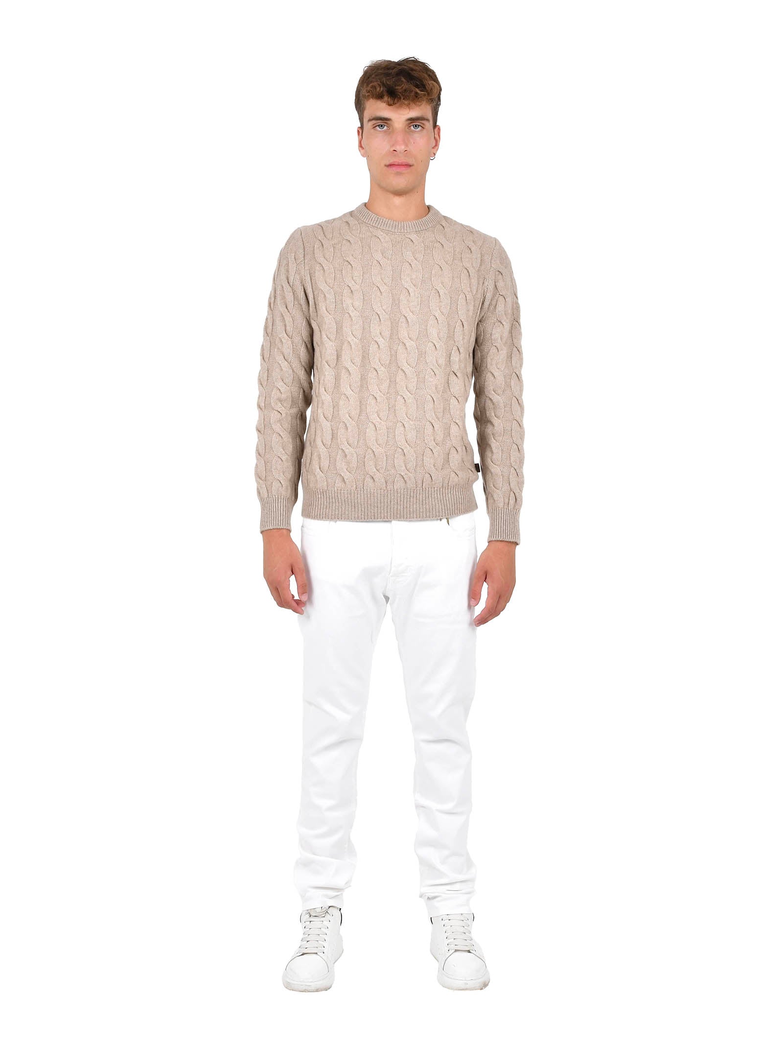 Cashmere Cable-Knit Sweater