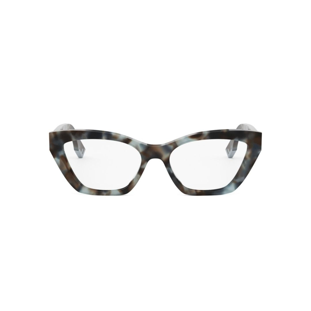Fe50067i Angular Cat-Eye Eyeglasses