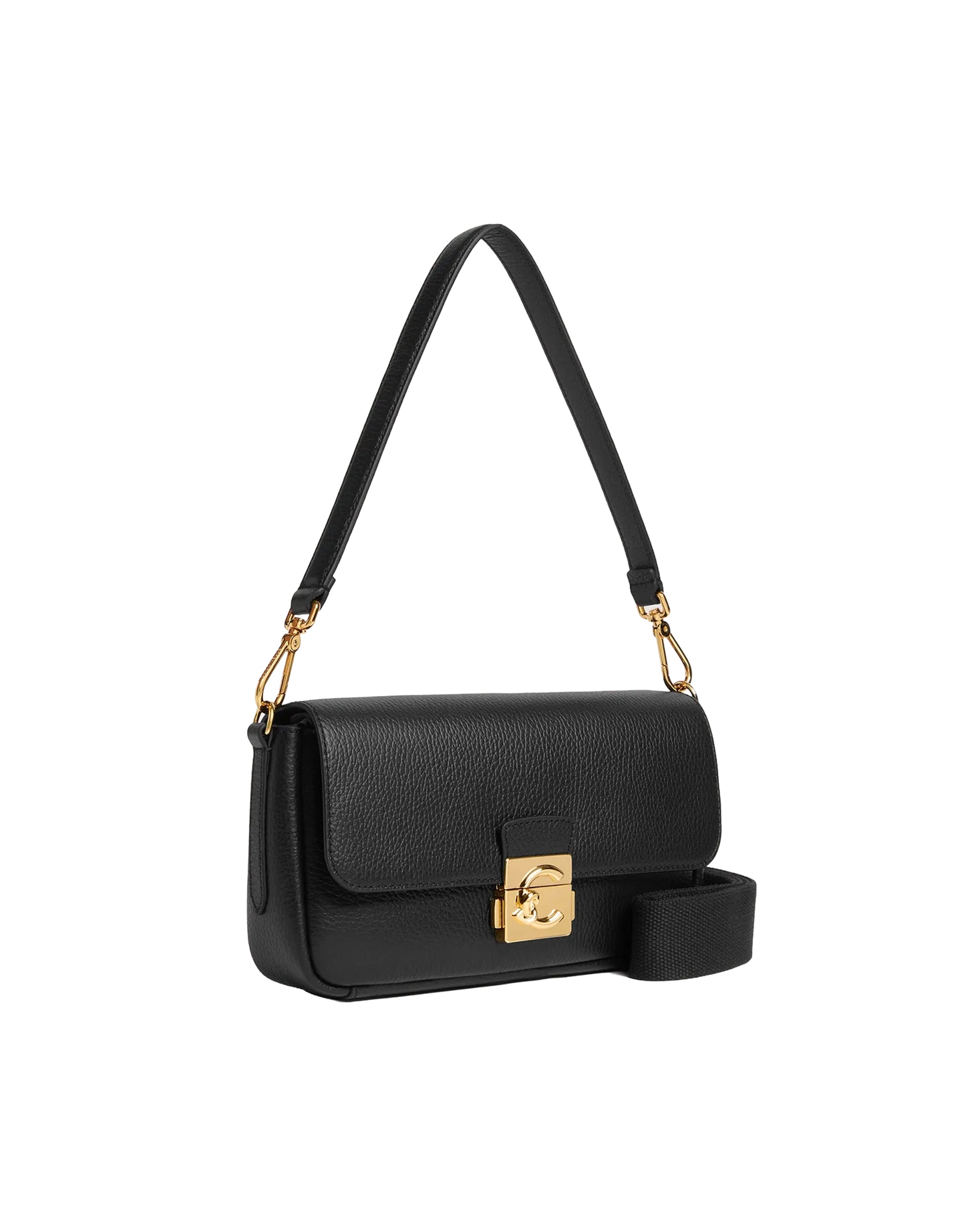C-Me Lock Medium Bag In Black