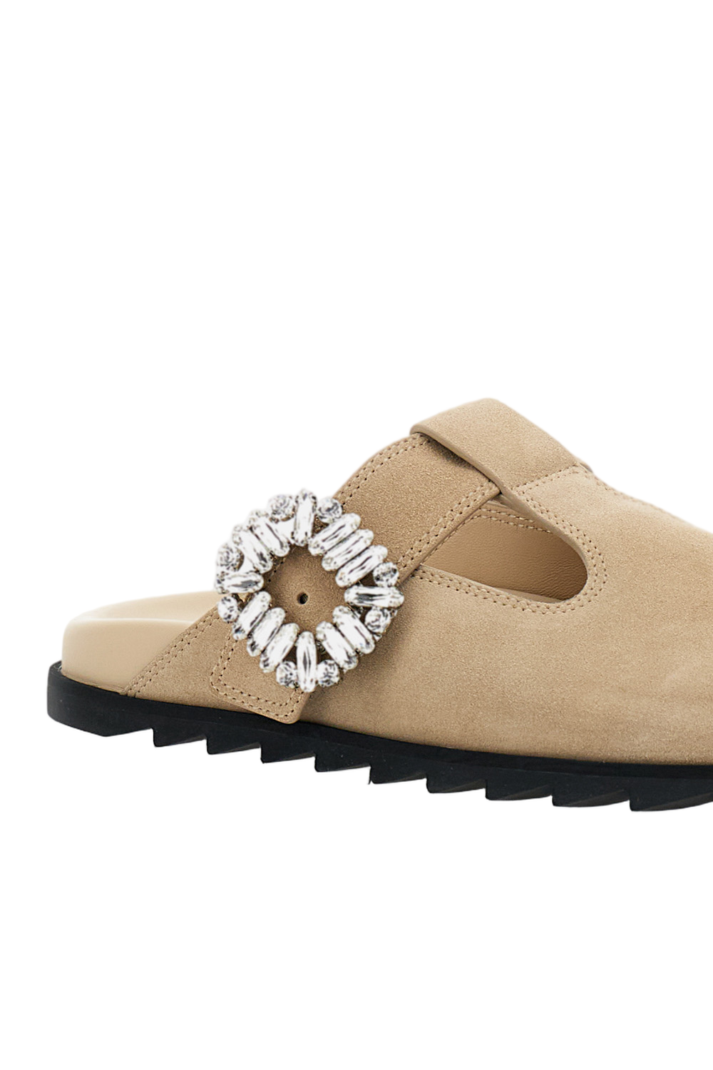 Pointed Toe Slip-On Sandals