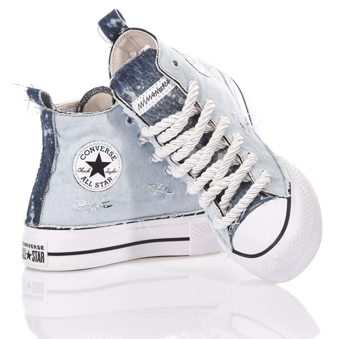 Light Blue Platform Sneakers