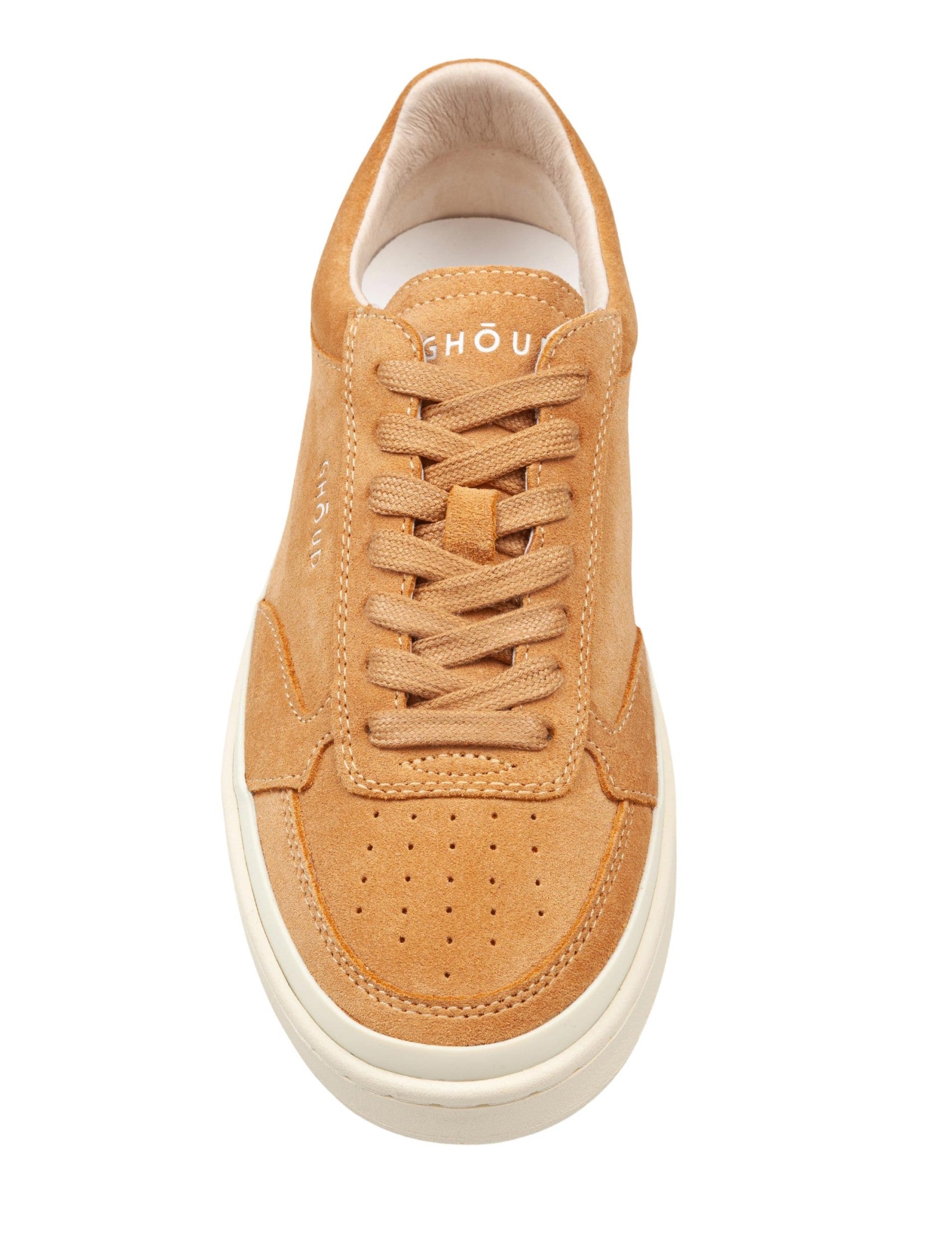 Pads Low Suede Sneakers, Copper Color