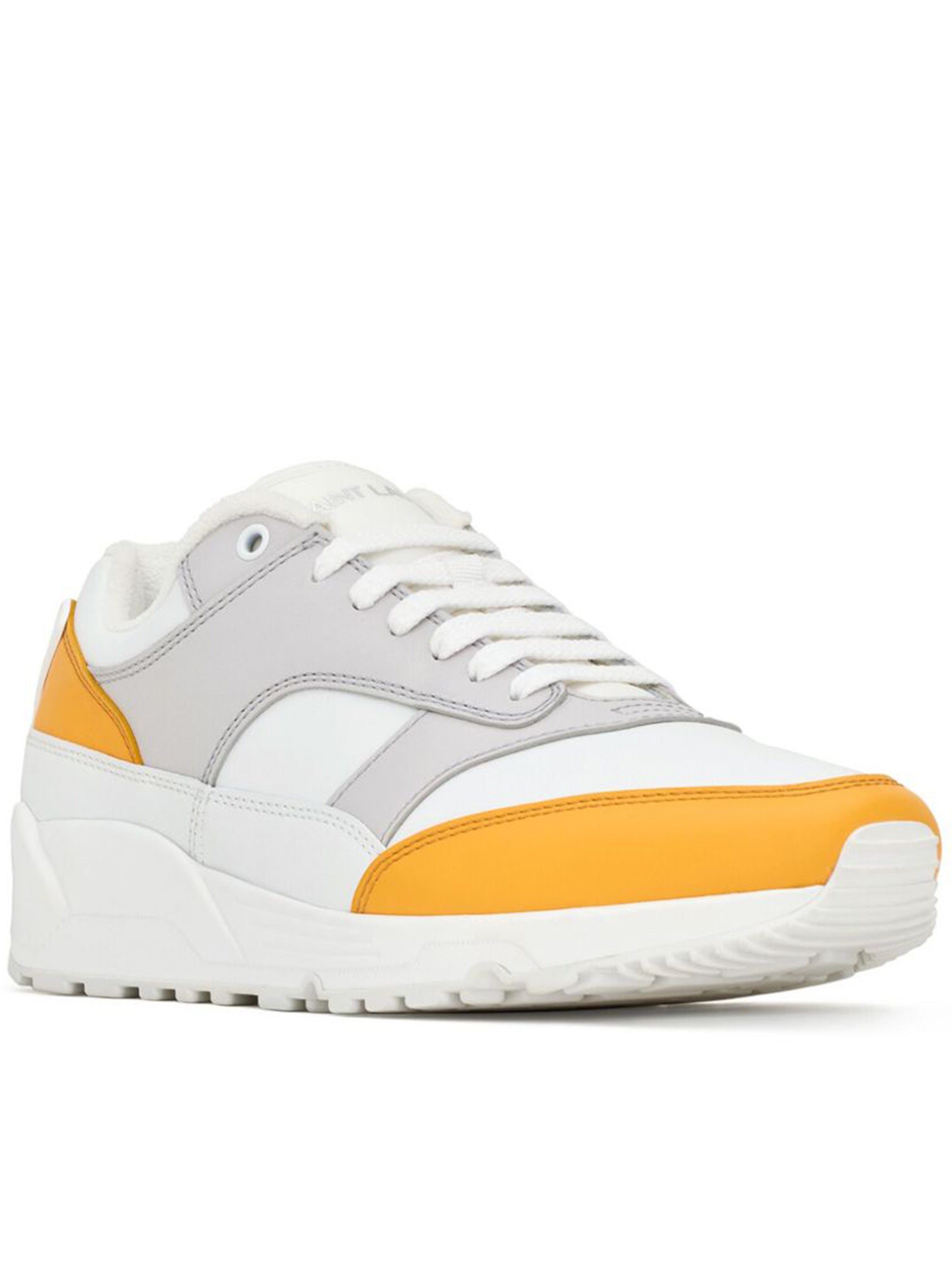 Bump Color-Block Calf Leather Sneakers