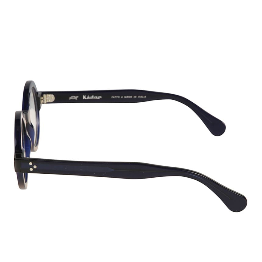 Arkistar Bold Round Frame Eyeglasses with Glossy Finish