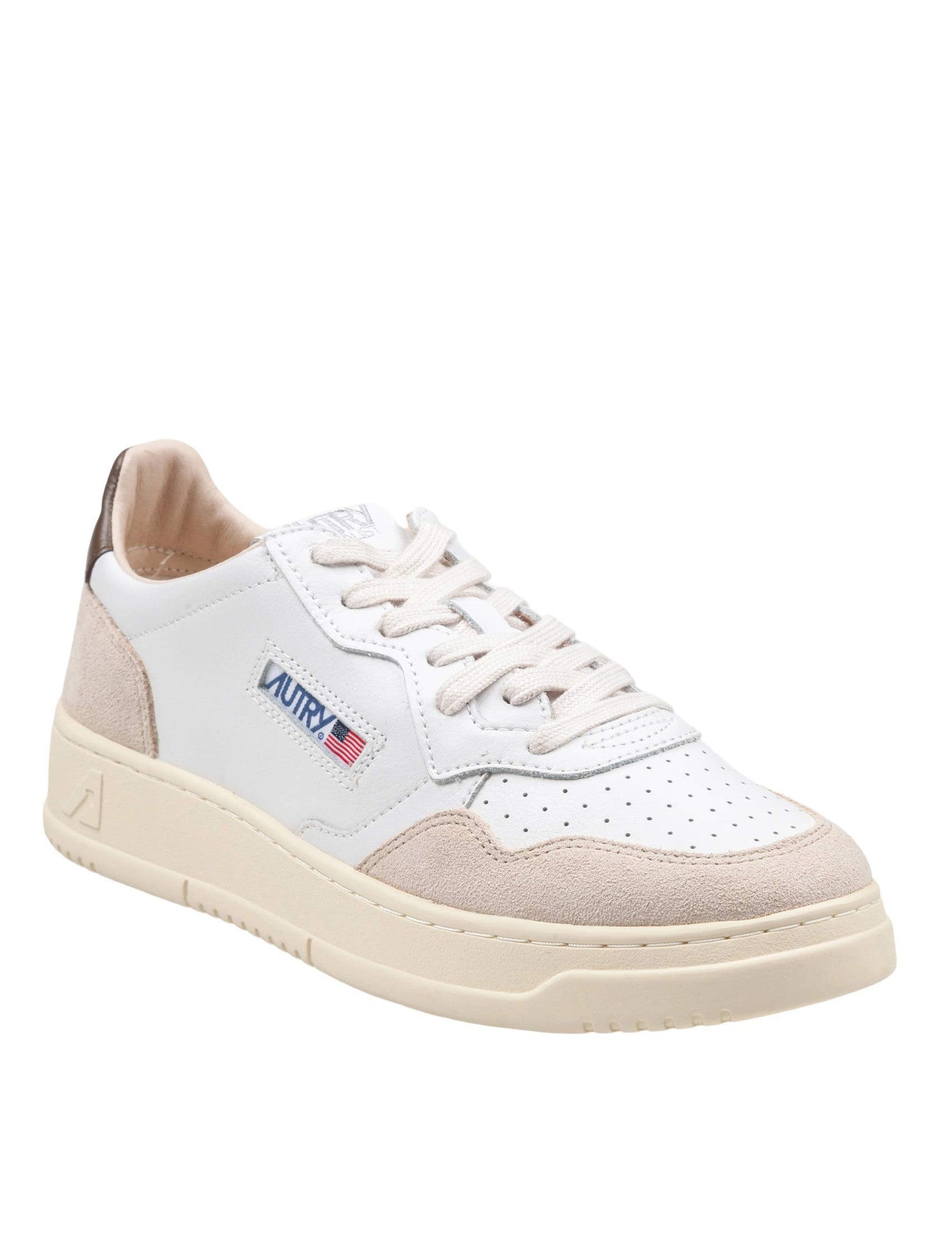 Medalist Low Leather and Suede Sneakers