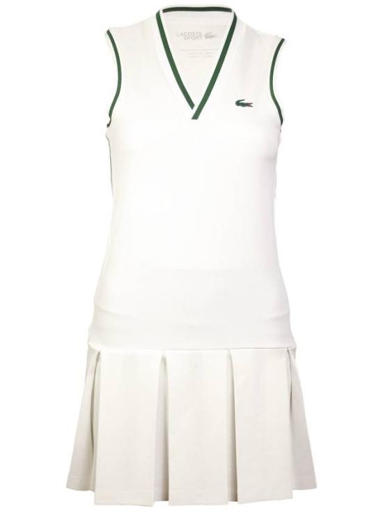 Short Sleeveless Dress with Pleated Skirt