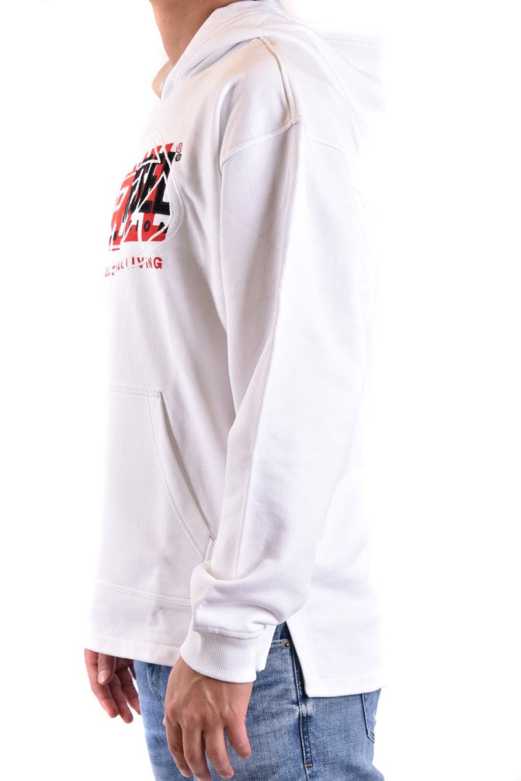 Graphic Hoodie In White