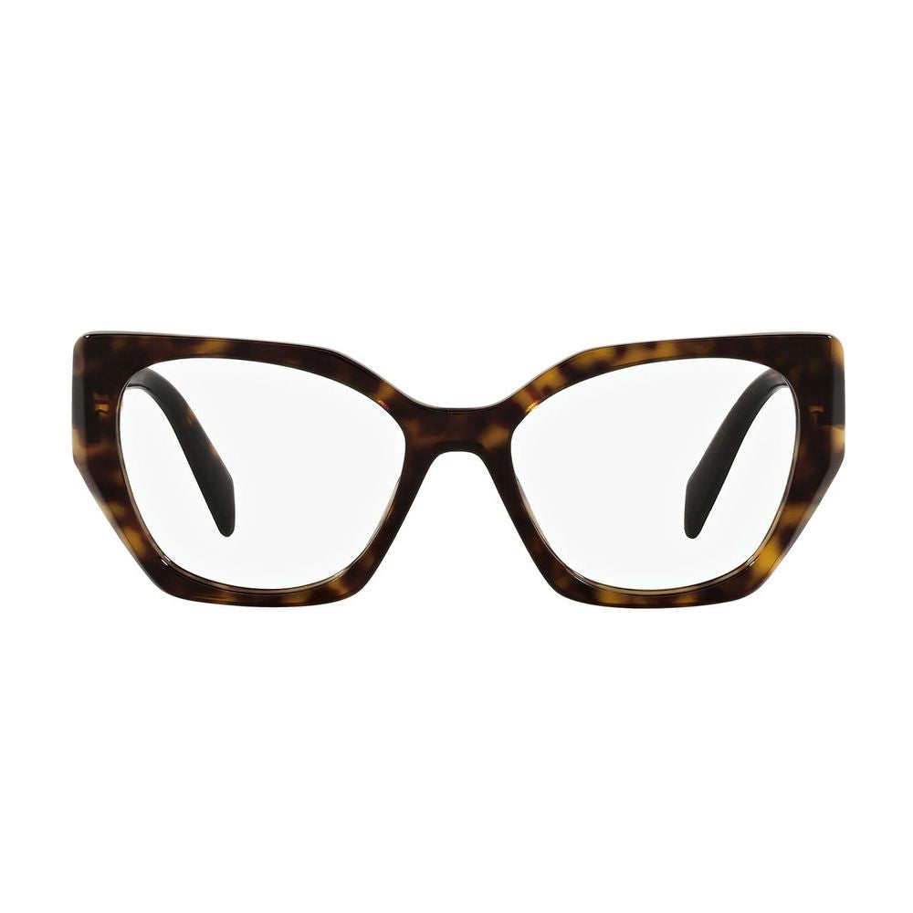 Pr18Wv Havana Acetate Squared Cat-Eye Optical Glasses