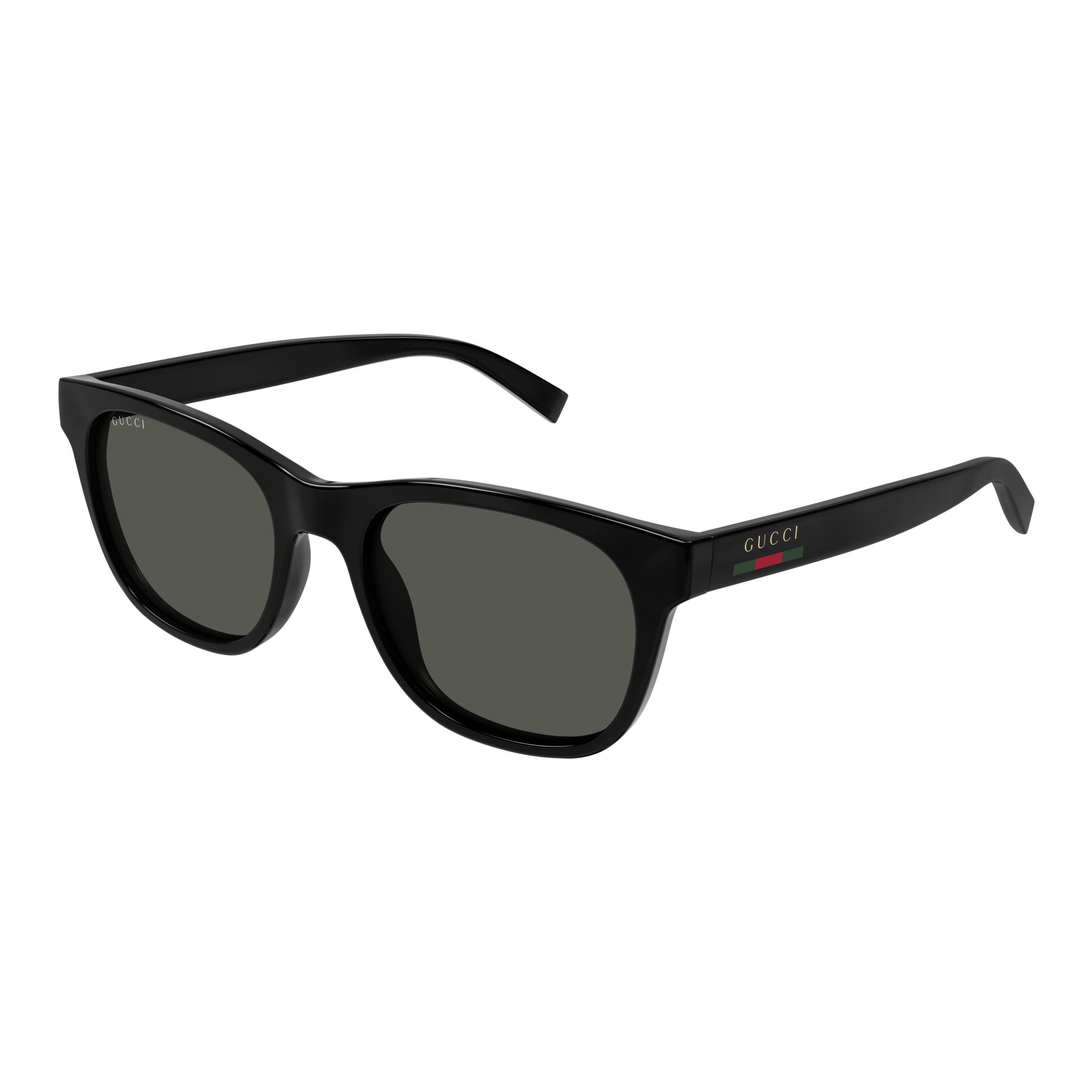 Rectangular Frame Sunglasses with Glossy Finish