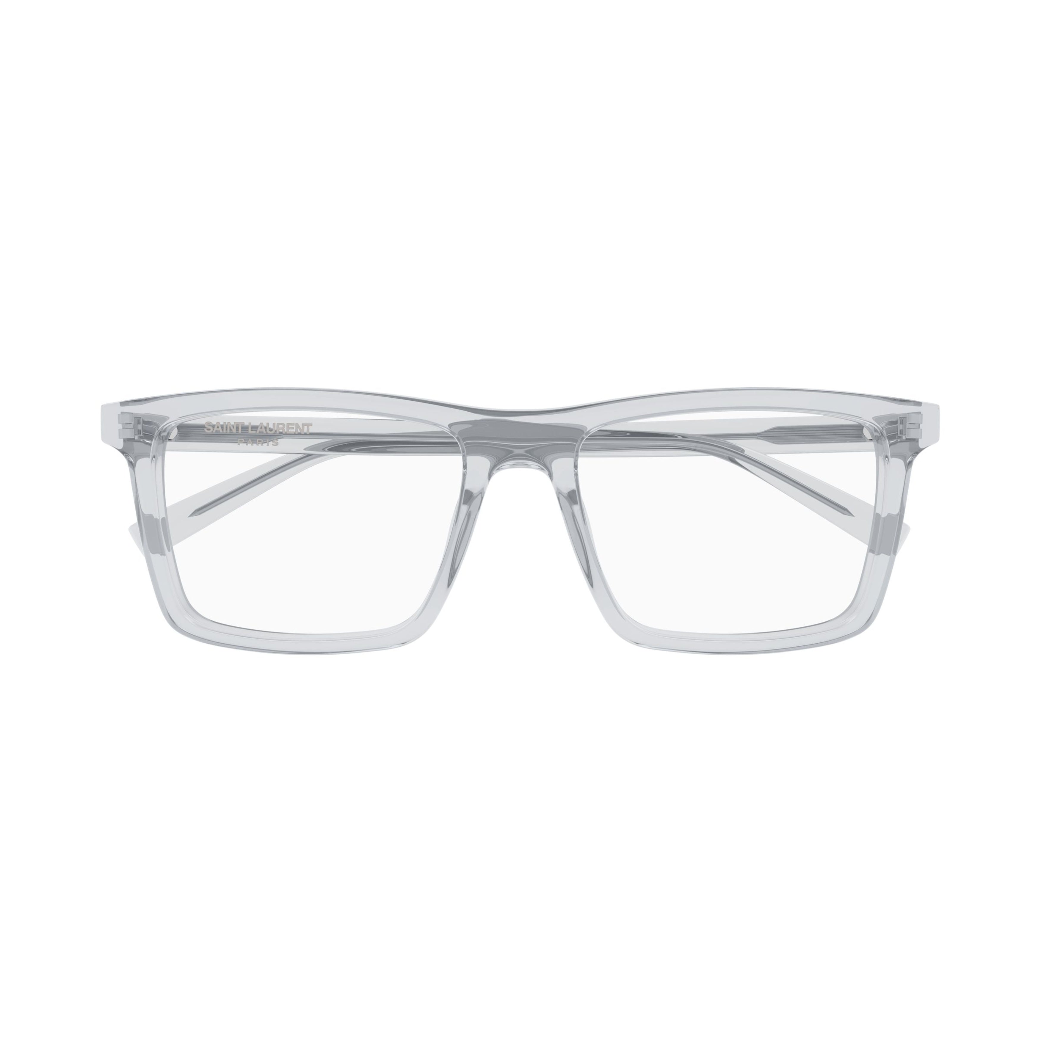 Rectangular Transparent Eyeglasses In Recycled Acetate