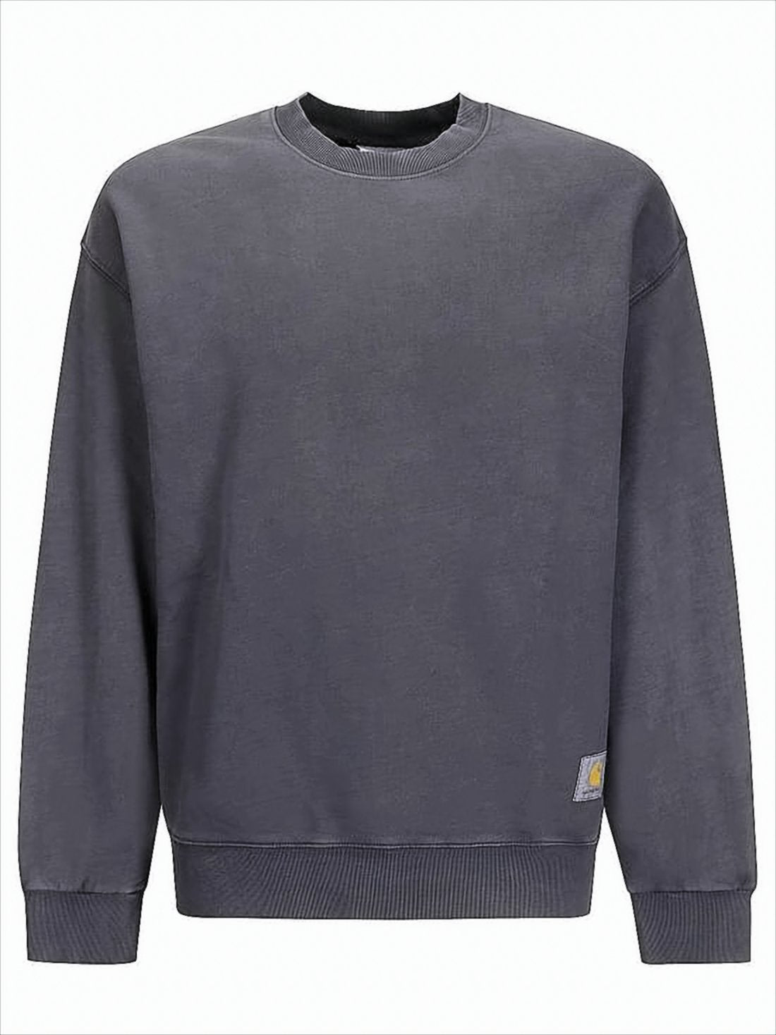 Long-Sleeve Sweatshirt with Ribbed Cuffs