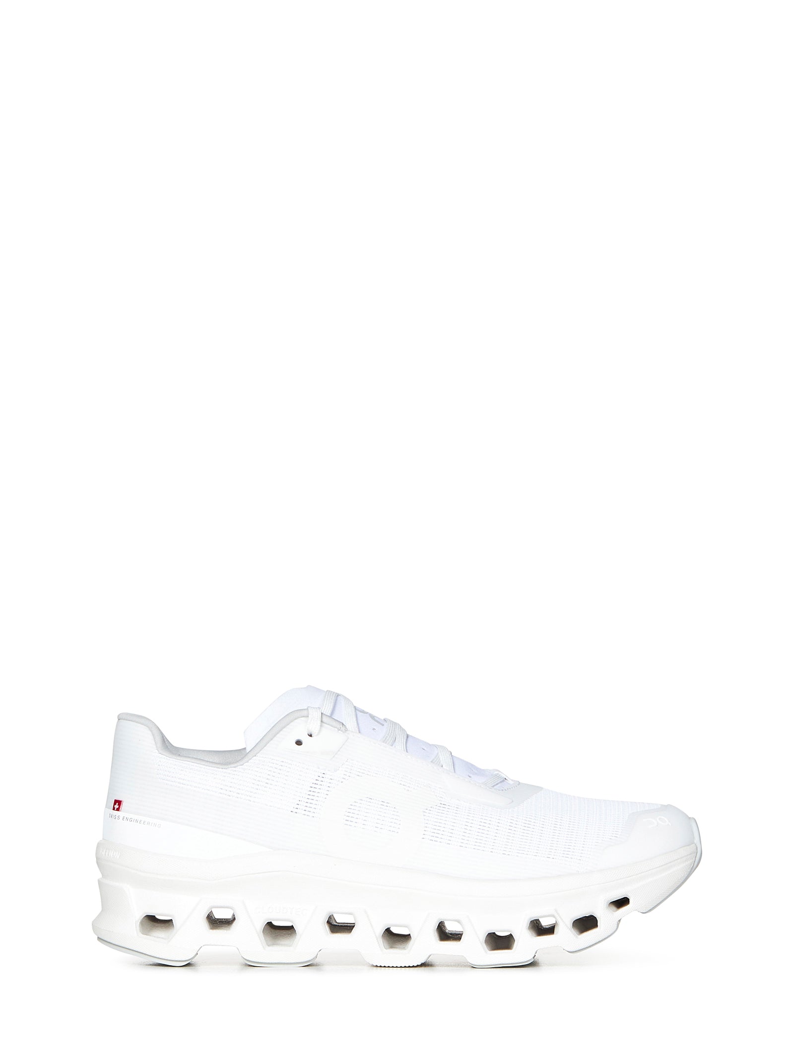 Technical Mesh Sneakers With Perforated Rubber Sole