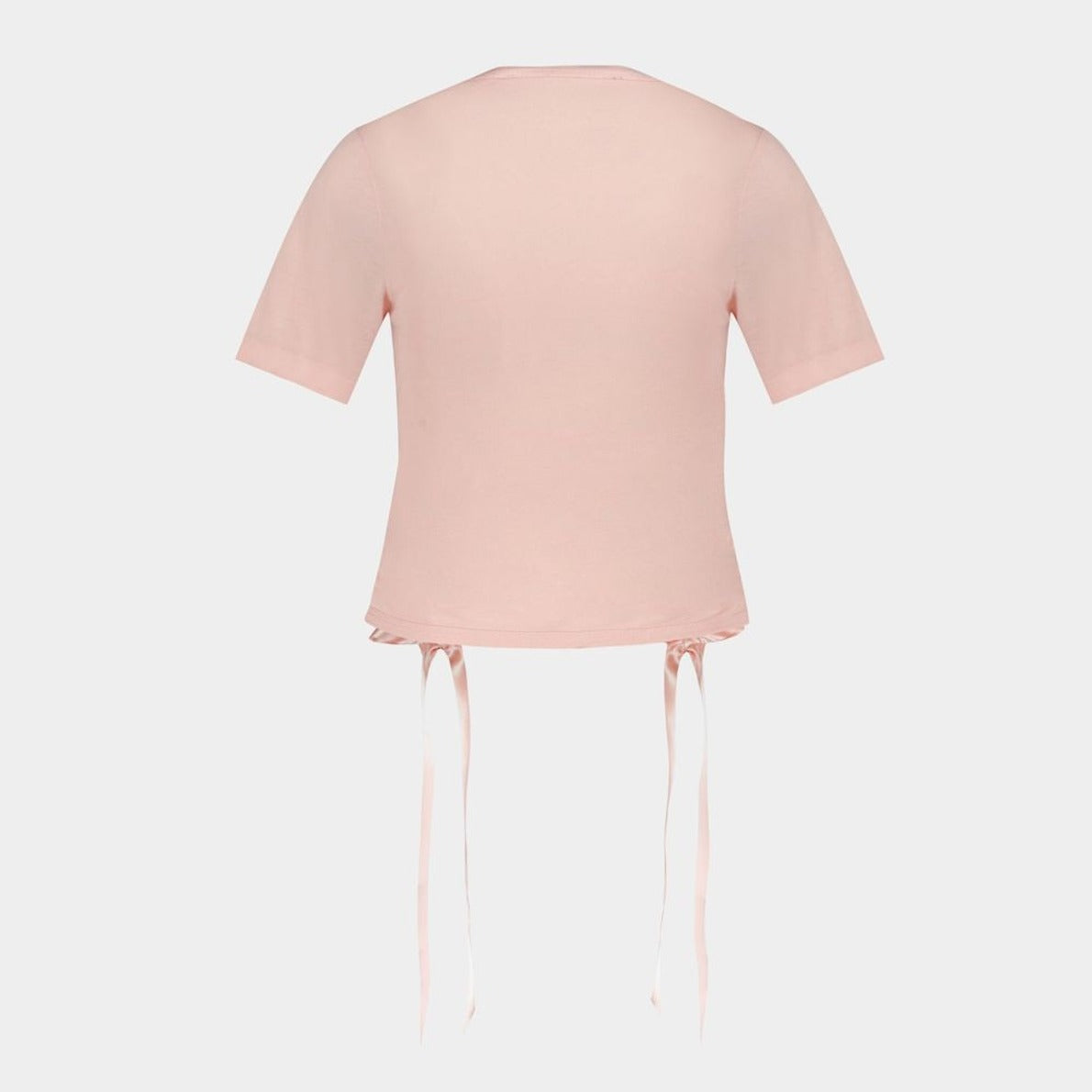 Bow Tails T-Shirt - Cotton - Pale Pink