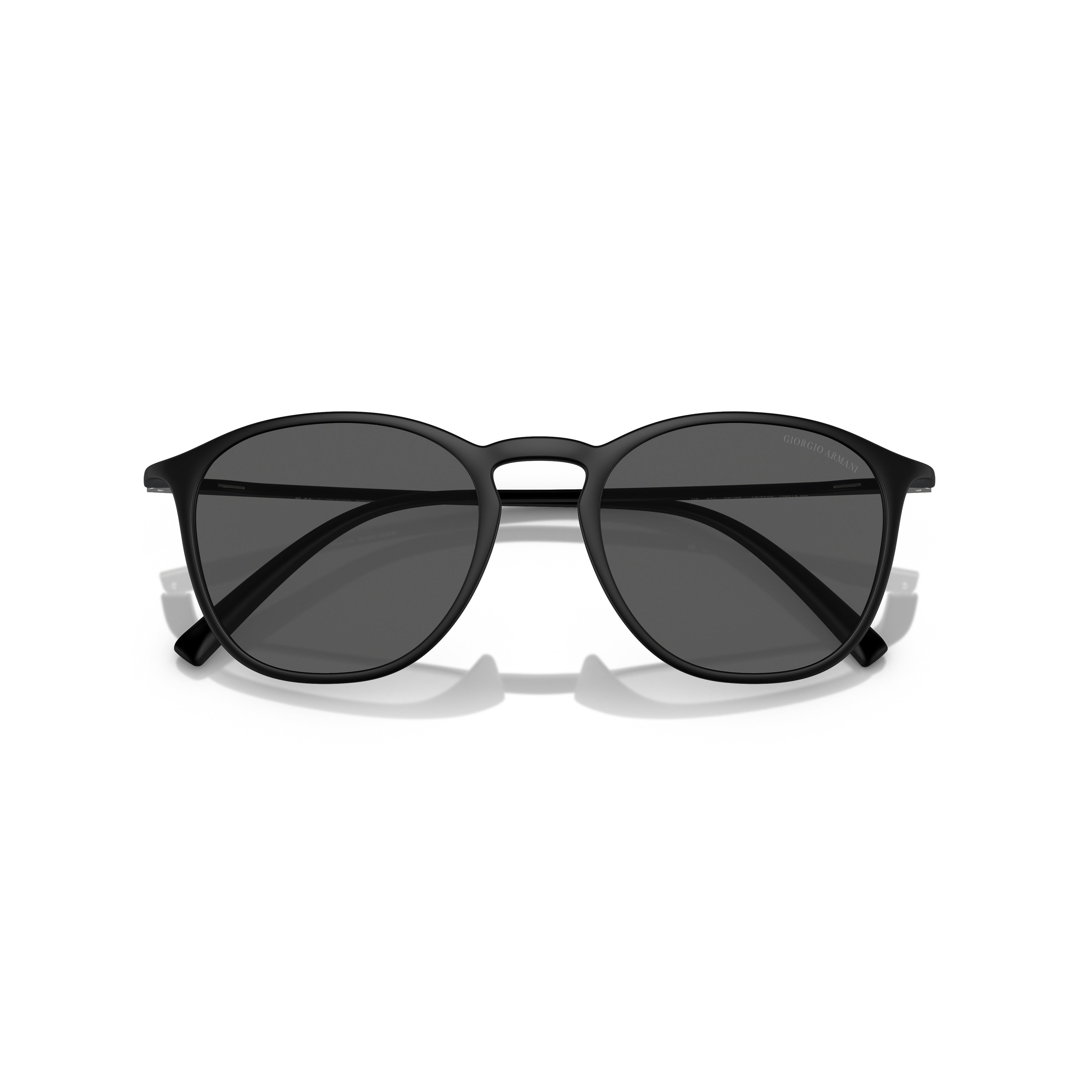 0ar8186u Rounded Frame Nylon Sunglasses with Thin Temples