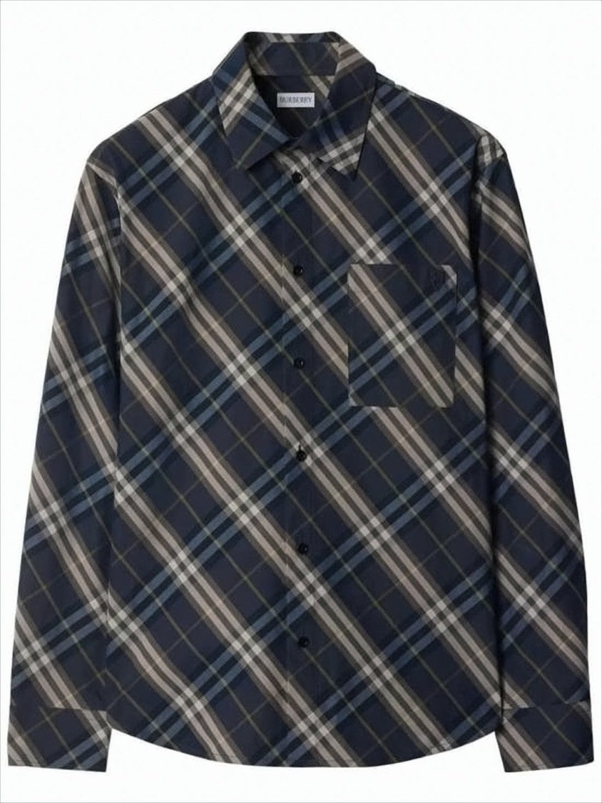 Long-Sleeve Plaid Shirt
