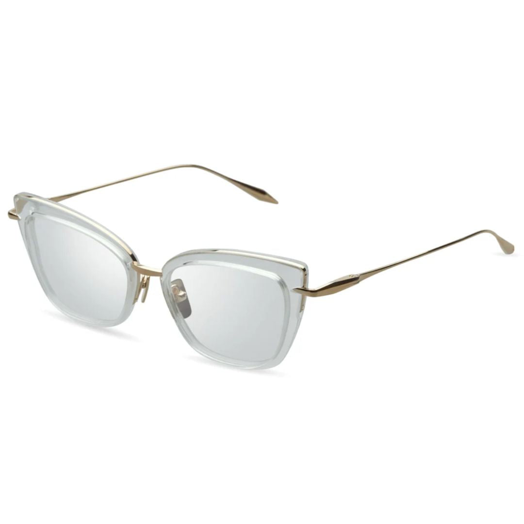 Amorly Cat-Eye Optical Eyewear with Gold Accents