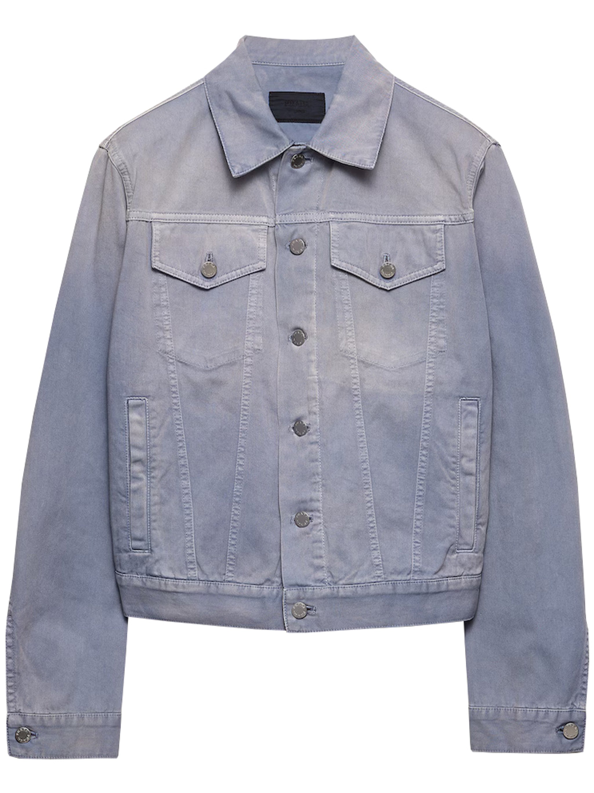 Blouson Structured Button-Up Jacket