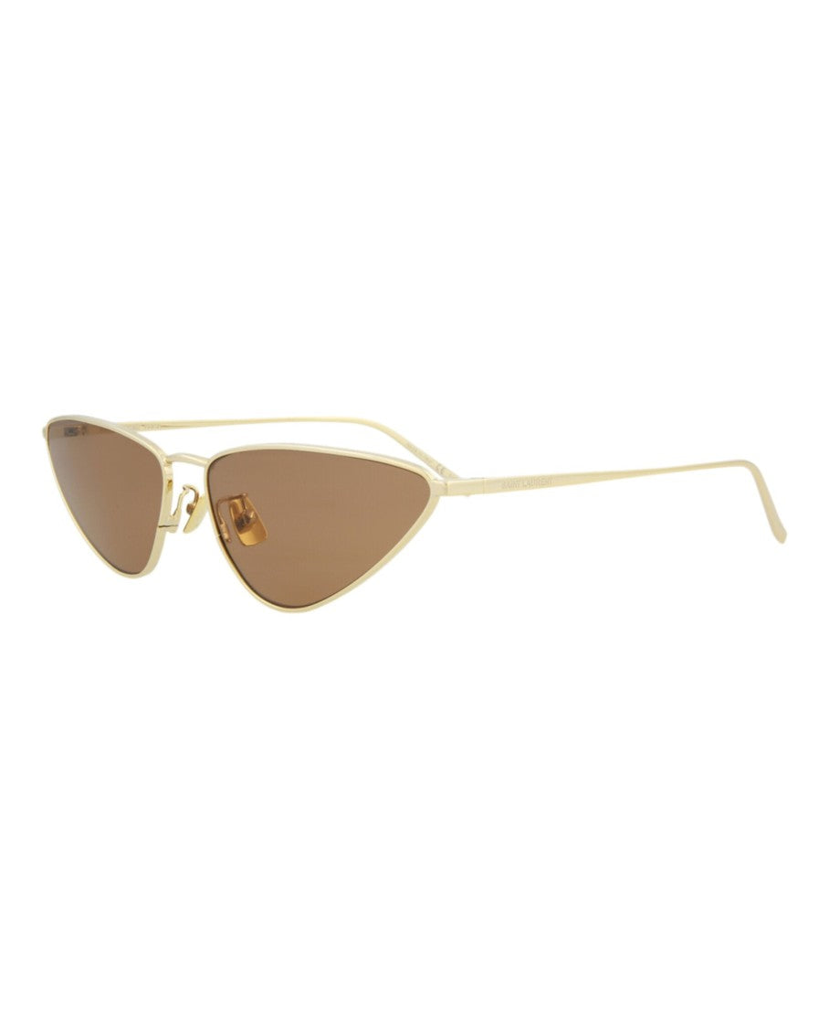 Cat Eye-Frame Metal Sunglasses