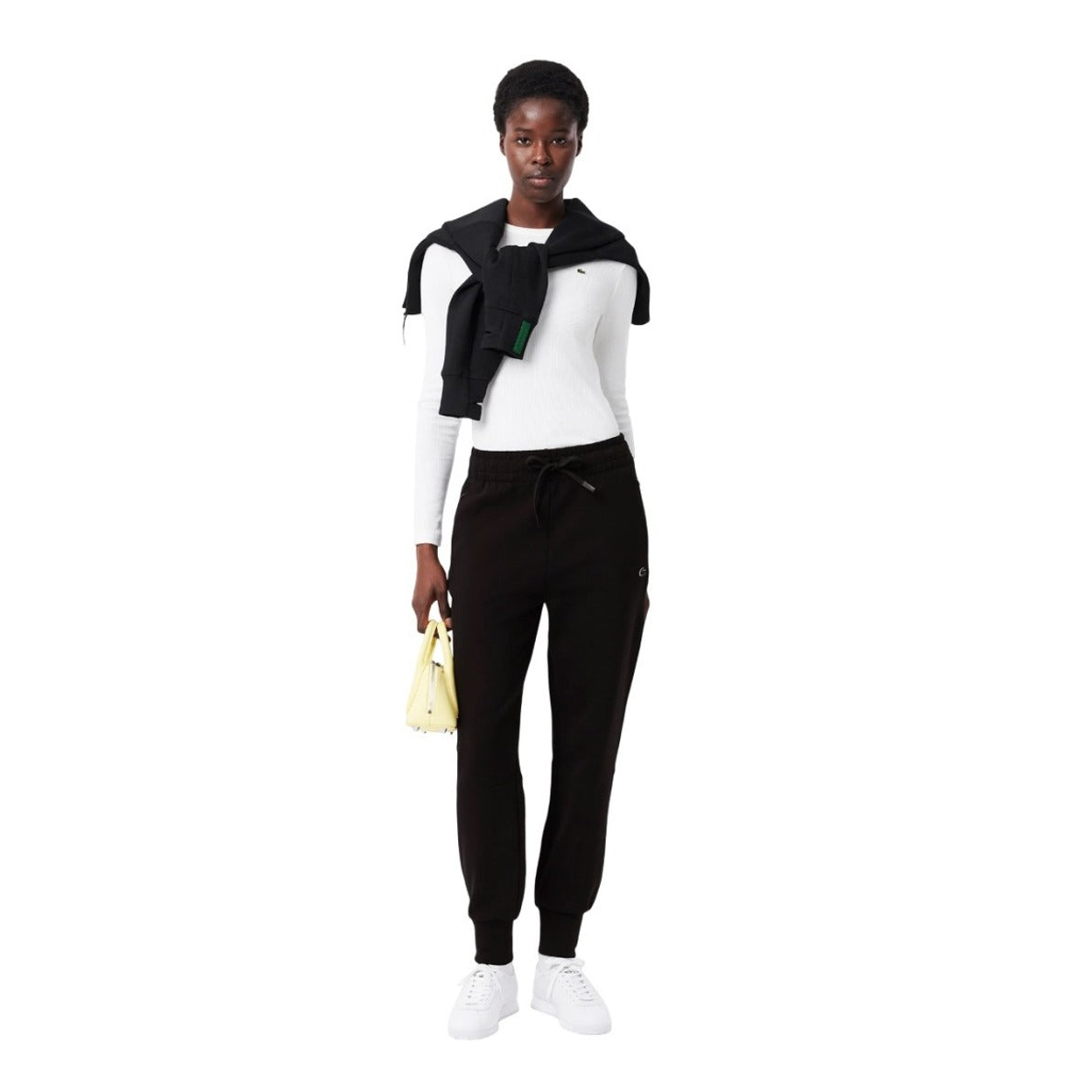 Relaxed Fit Black Trousers