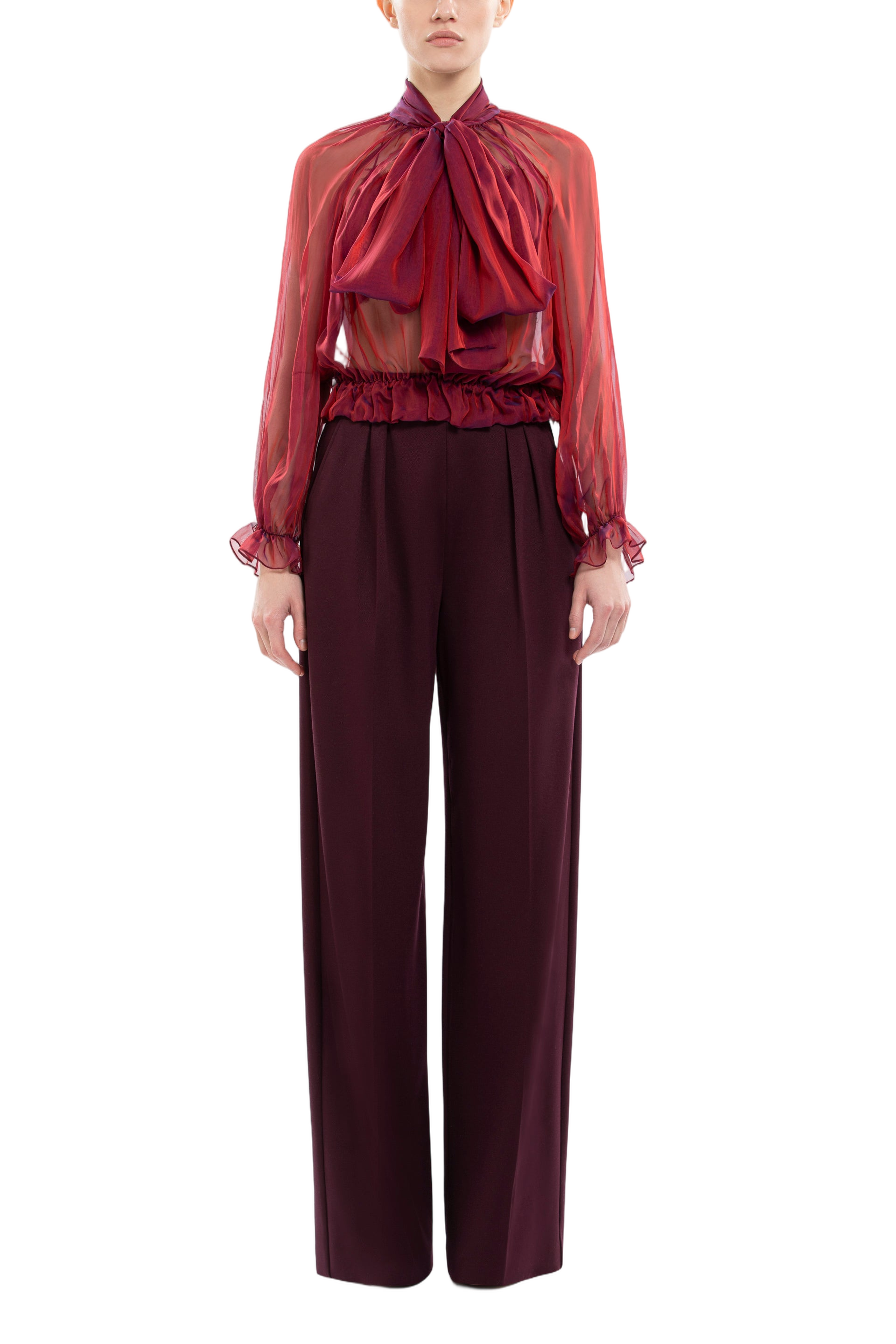 Pleated Pants