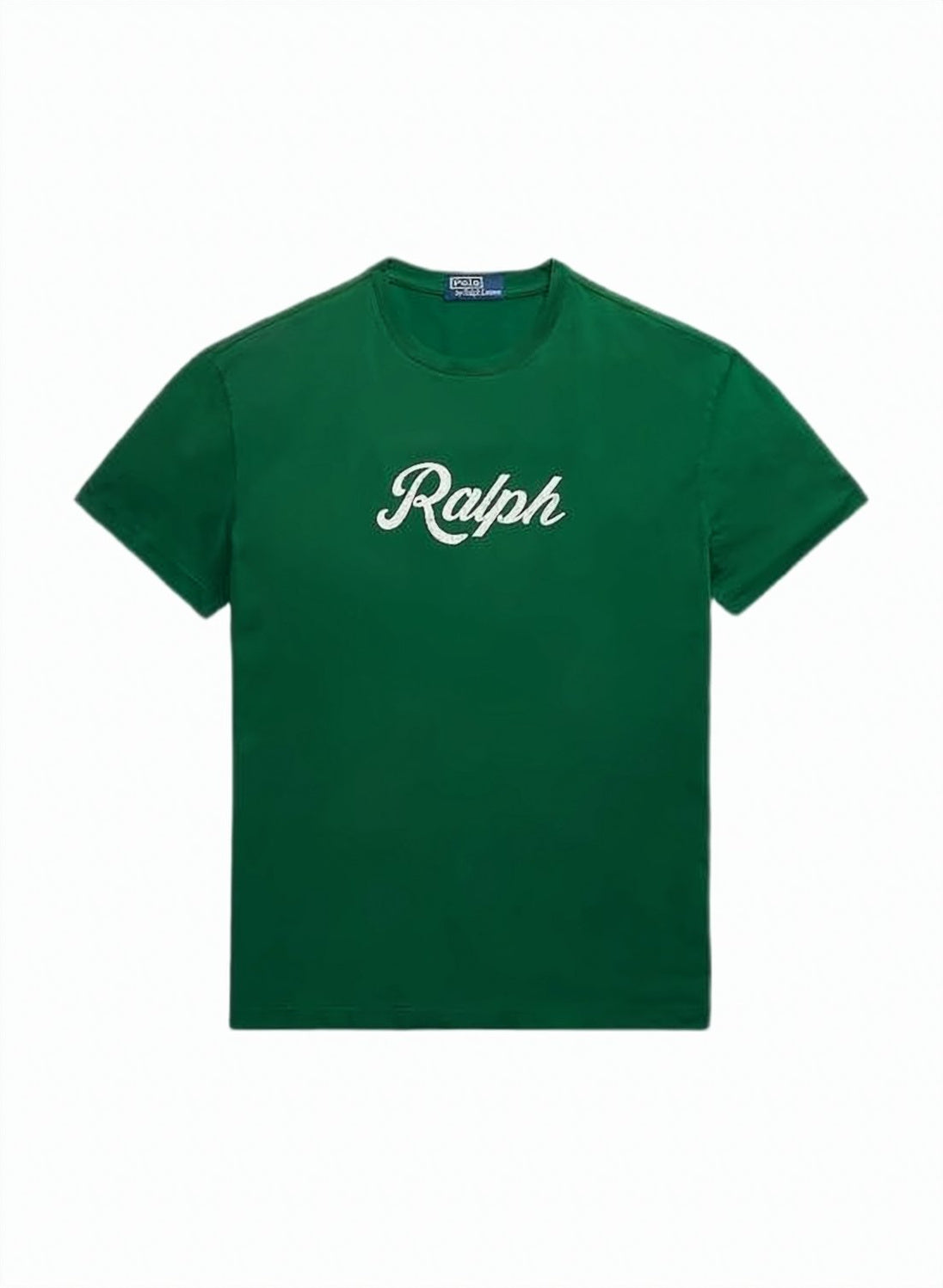 Short-Sleeved T-Shirt with Cursive Script Logo