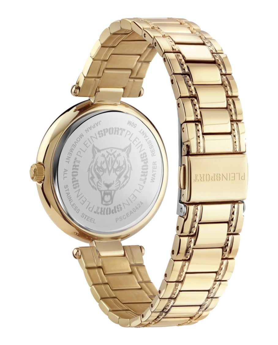 Opium Bracelet Watch With Champagne Sunray Dial