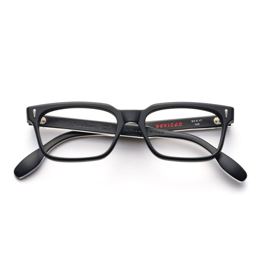 Pekigno-53 Pekigno-53 Rectangular Eyeglasses with Metallic Accent