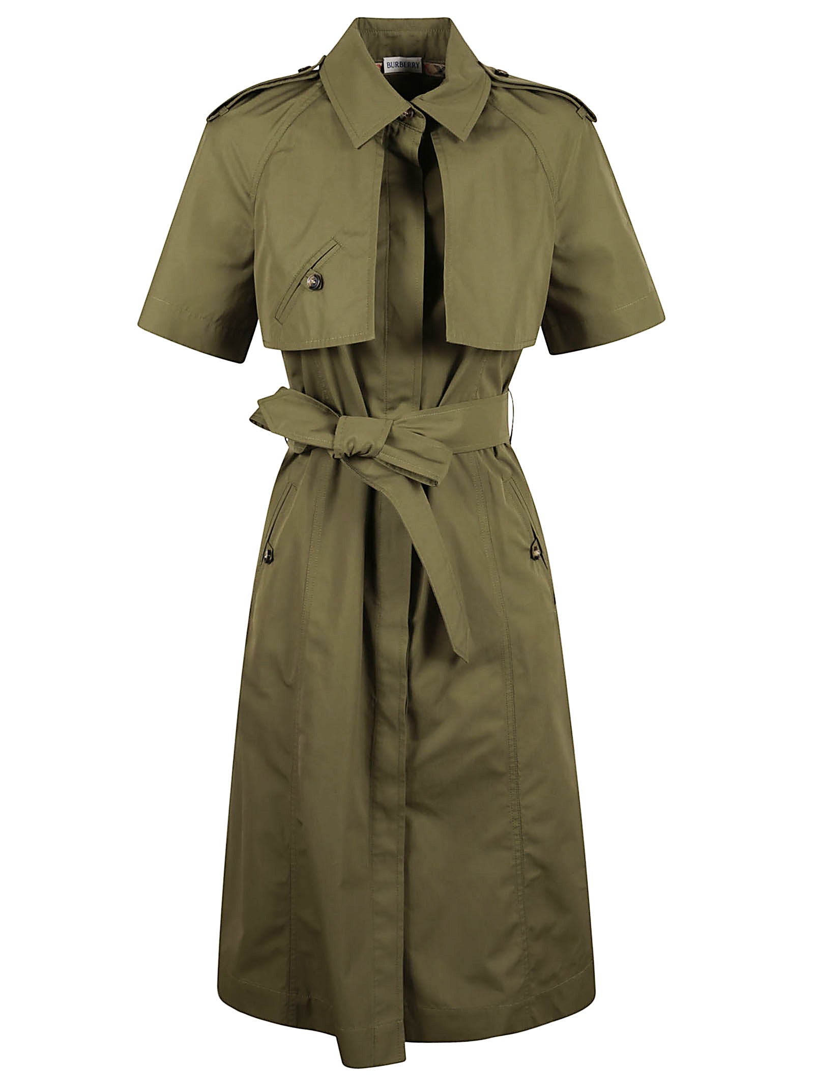 Structured Trench Coat-Inspired Dress
