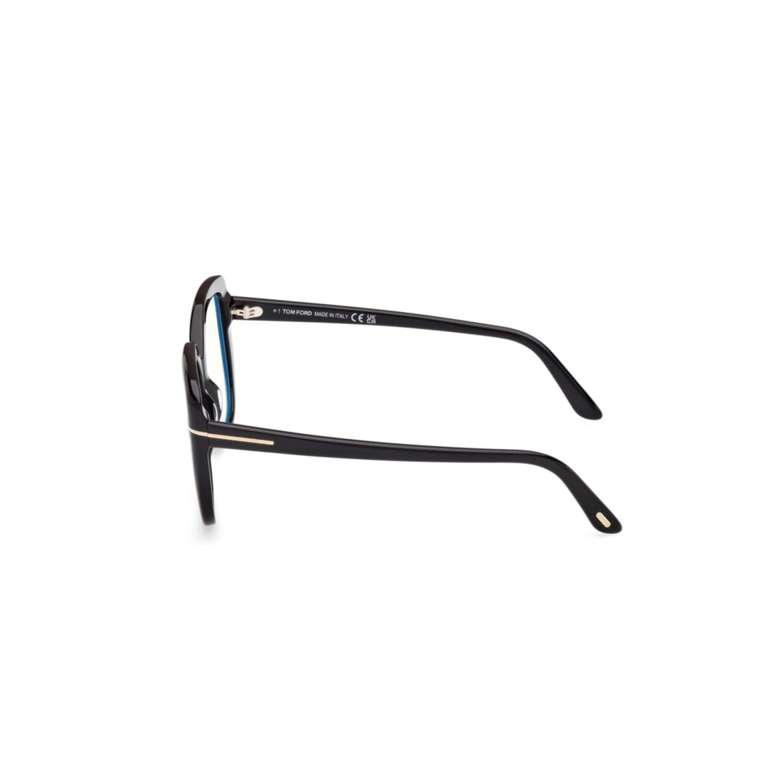 Ft6043-B Oversized Square Frame Acetate Eyeglasses