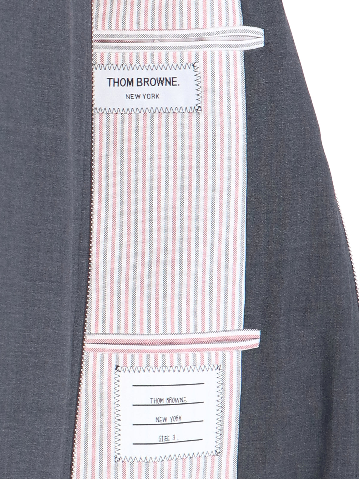Wool Bomber Jacket With Iconic Stripe Details
