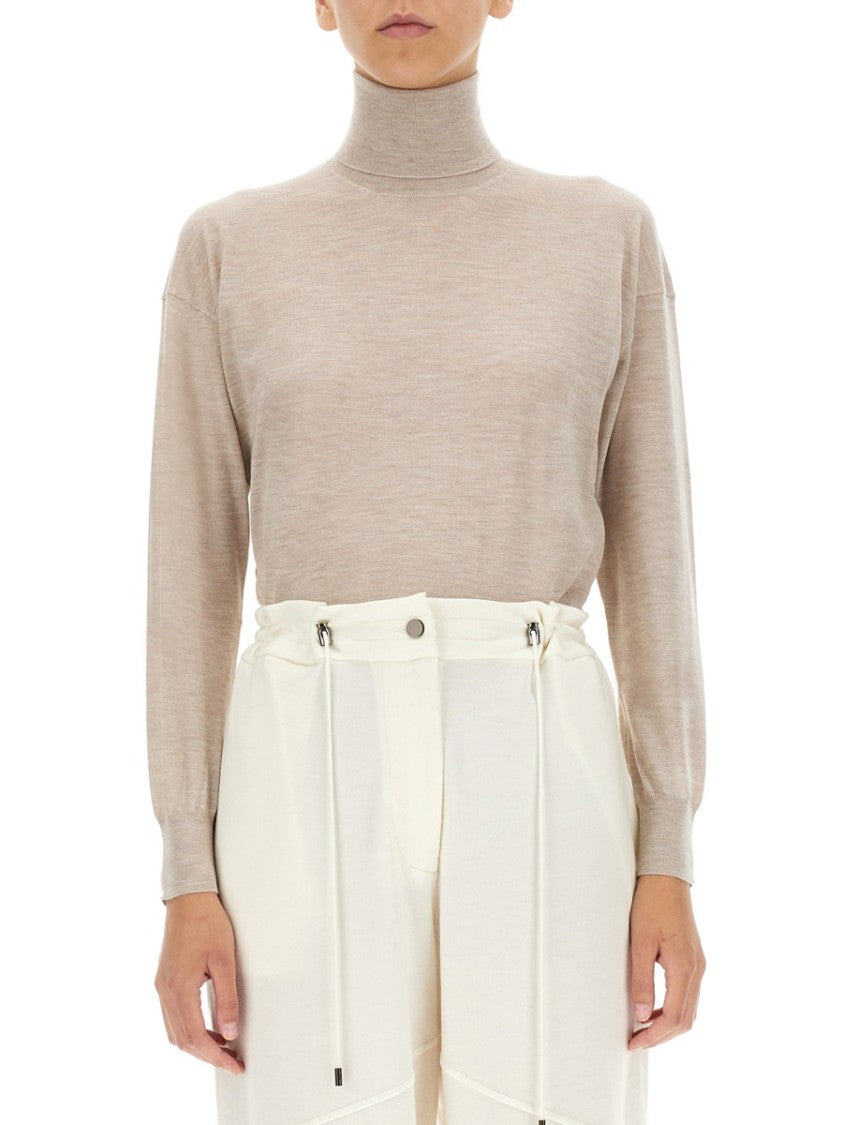 High Neck Relaxed Fit Turtleneck Shirt