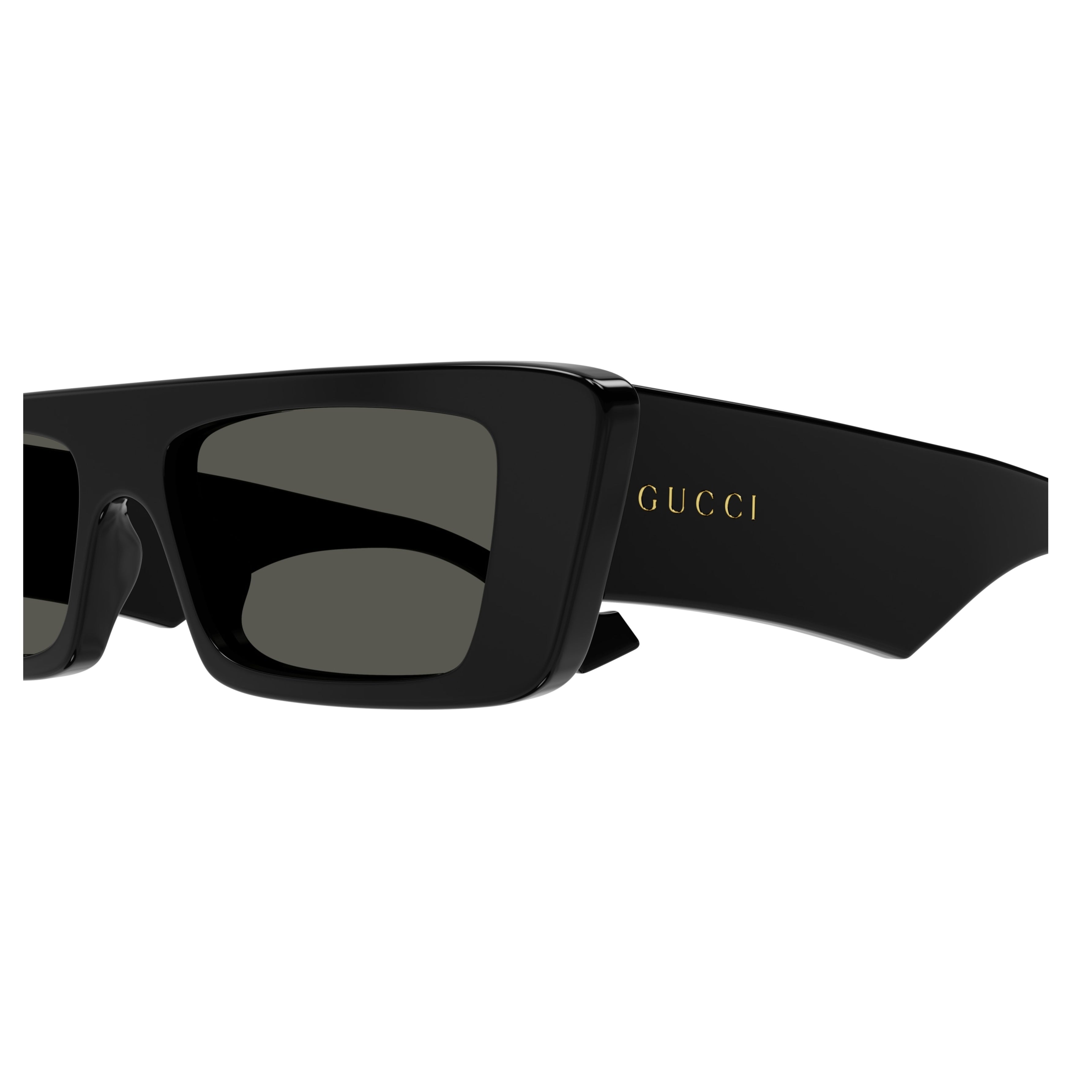 Gg1331s Rectangular Black Sunglasses