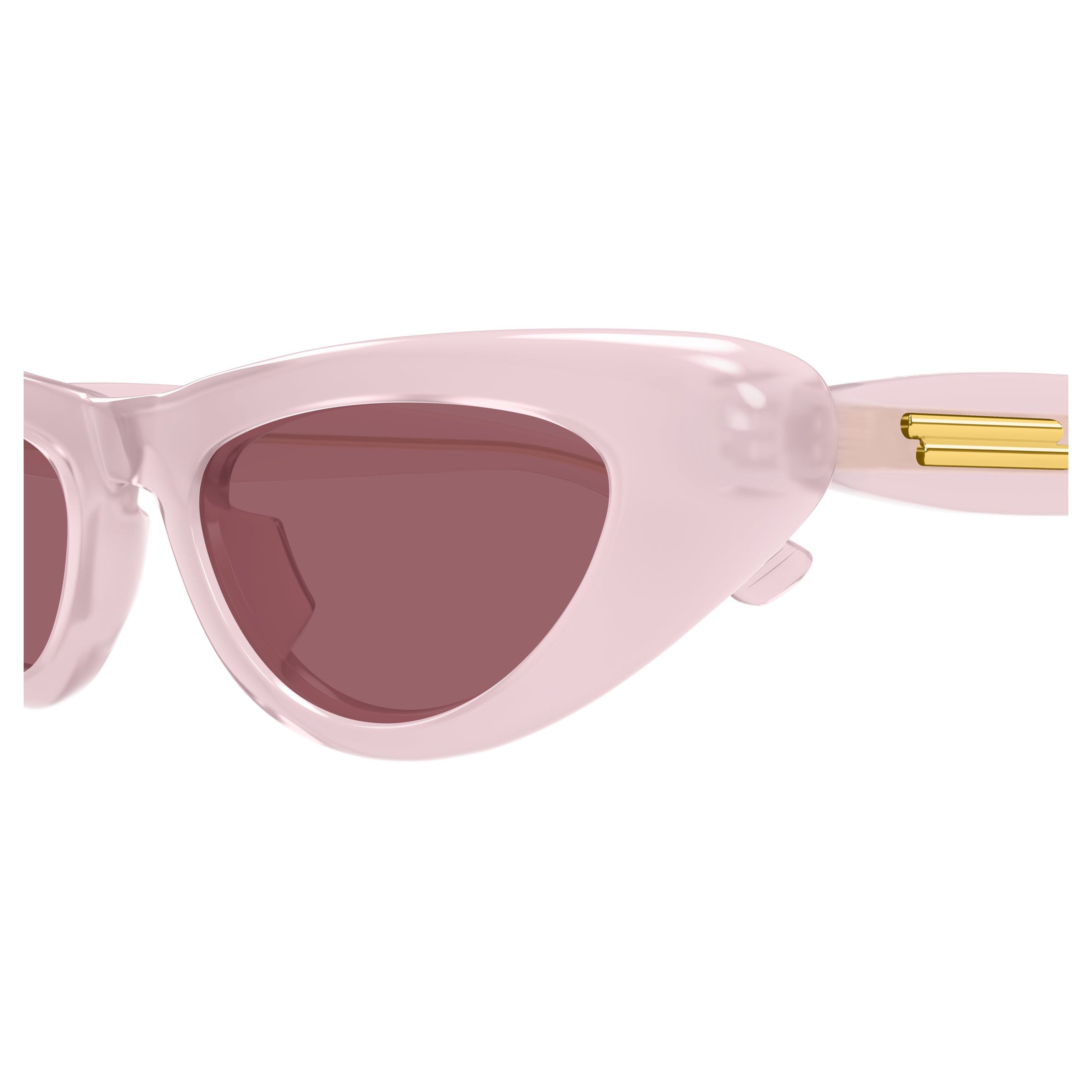Bv1450s Translucent Pale Pink Cat-Eye Sunglasses