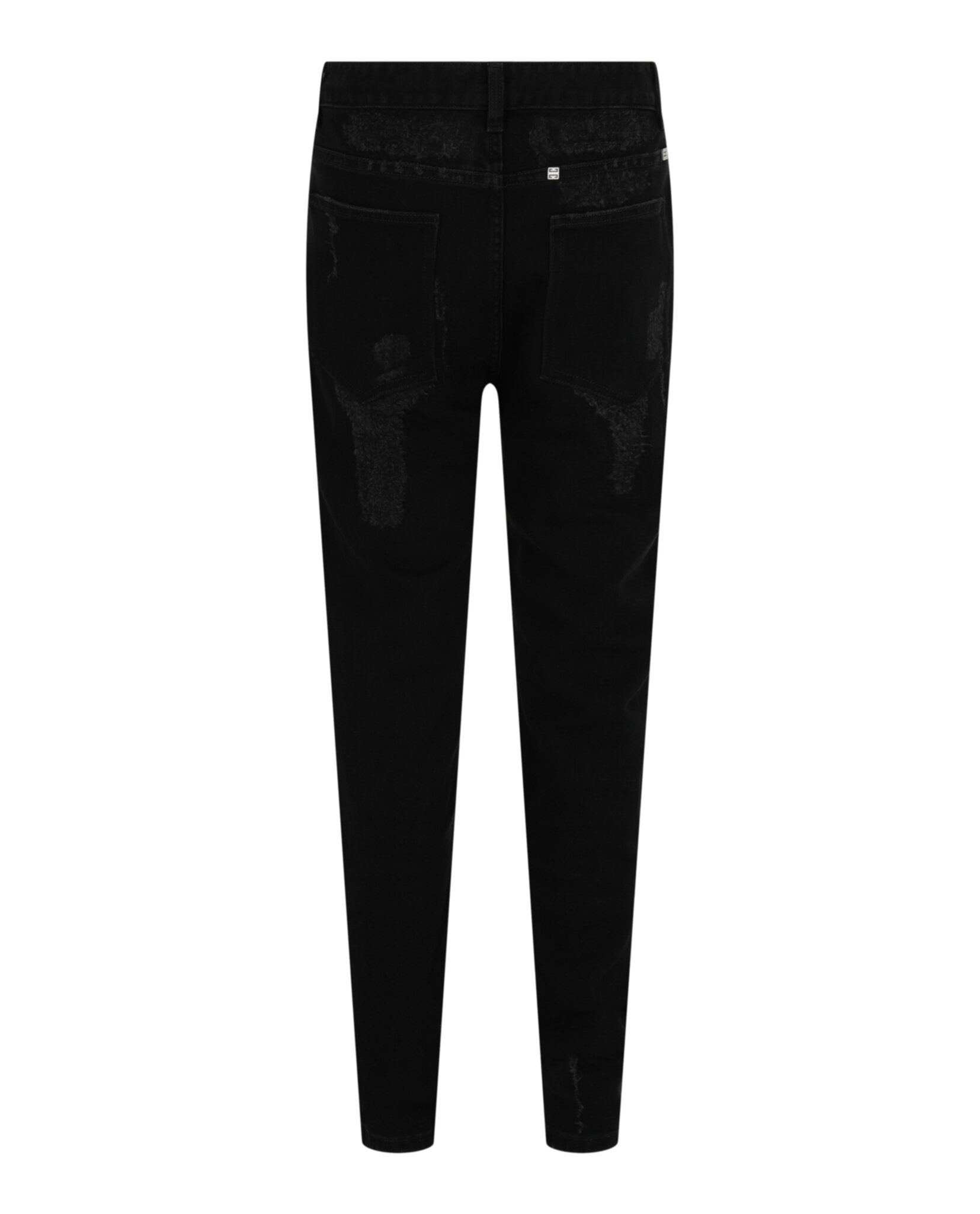 Slim Fit Destroyed Denim Jeans