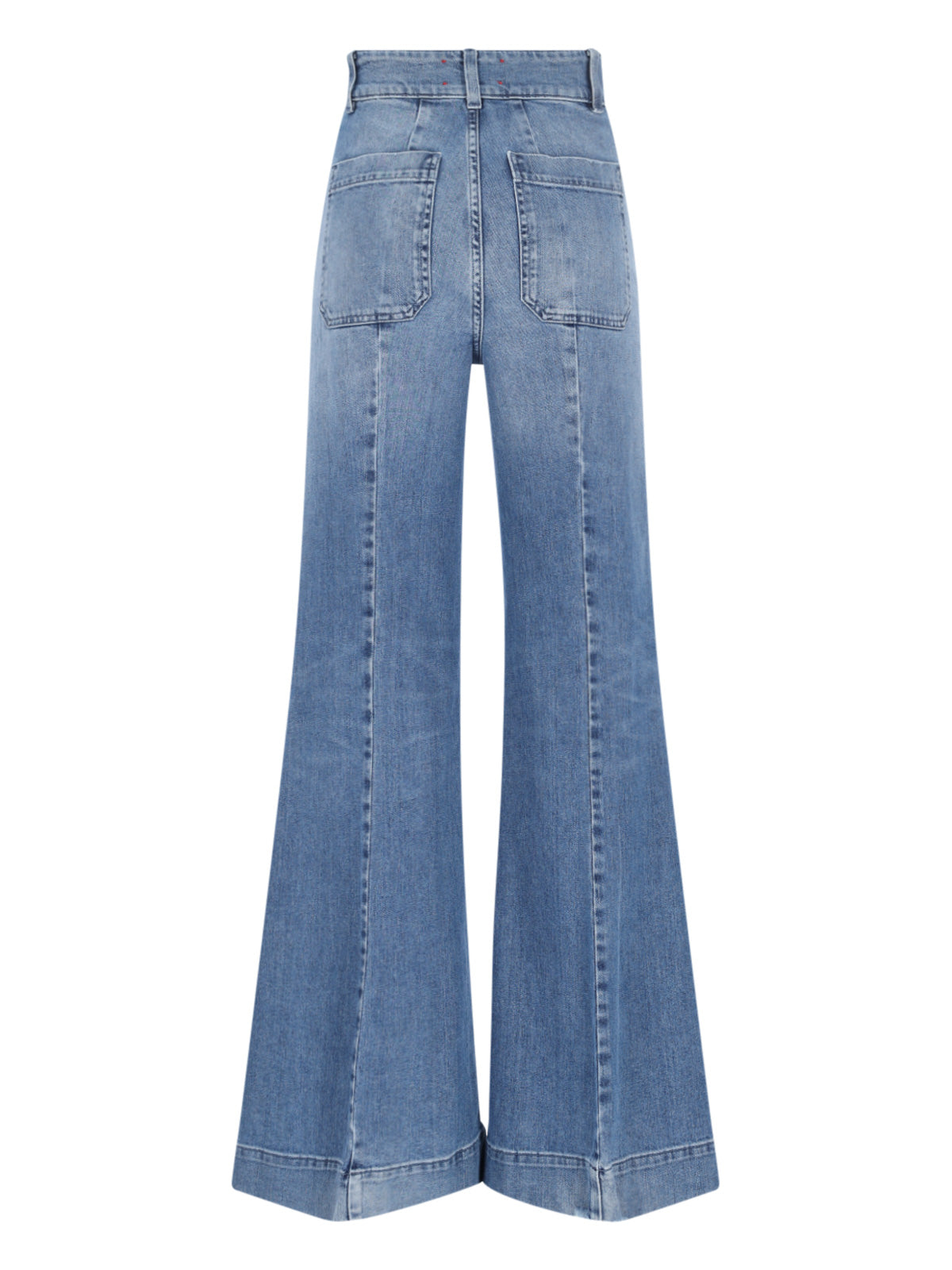 "Jane" Palazzo Jeans – Blue