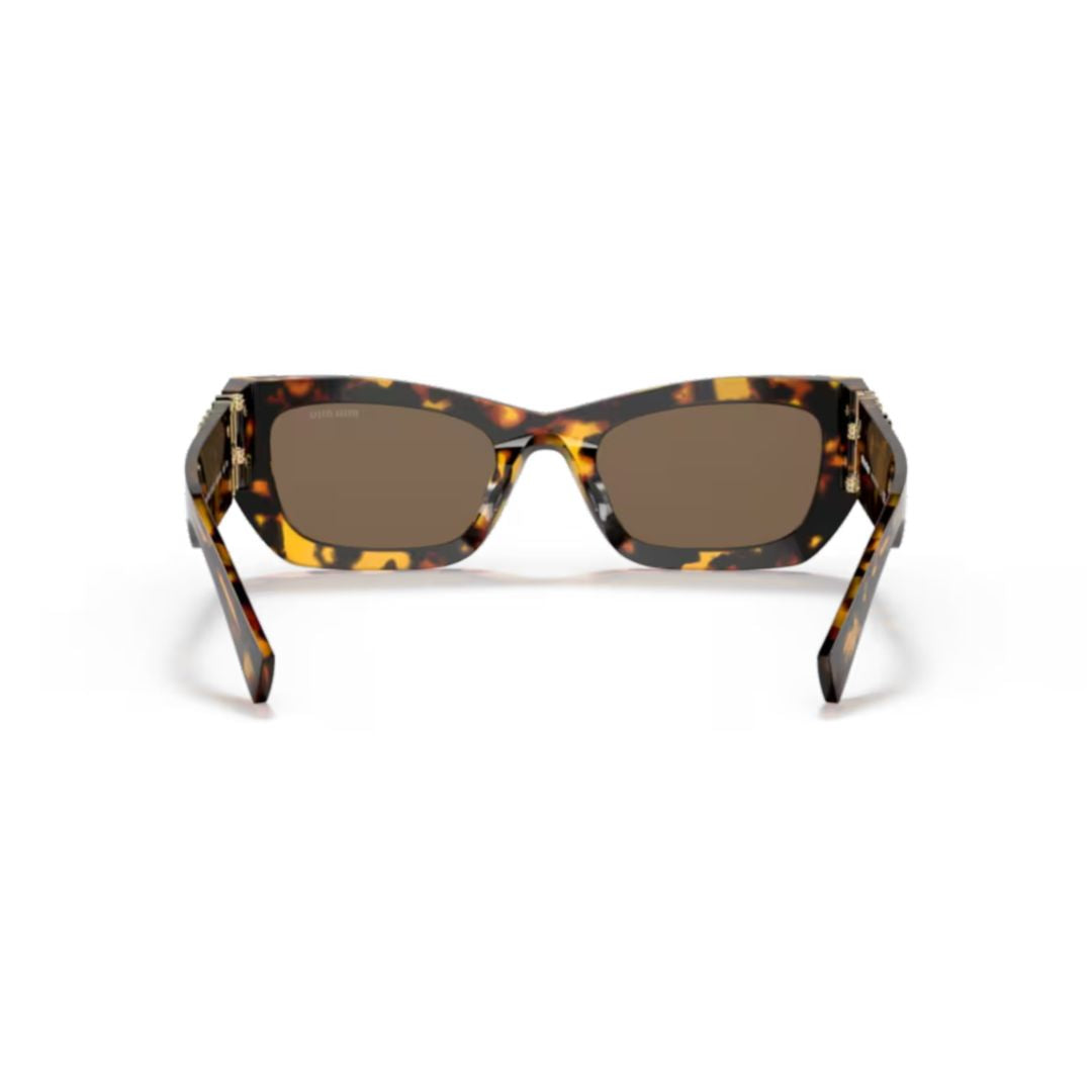 0mu 09ws Rectangular Tortoiseshell Sunglasses