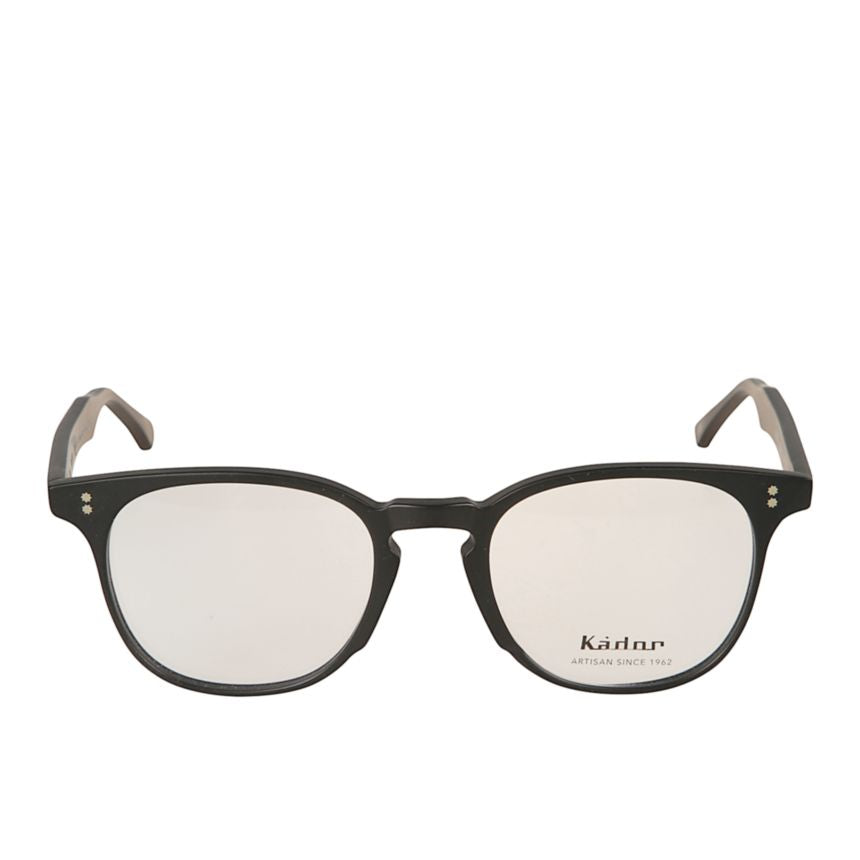 Dante Rectangular Frame Eyeglasses with Metallic Rivet Details